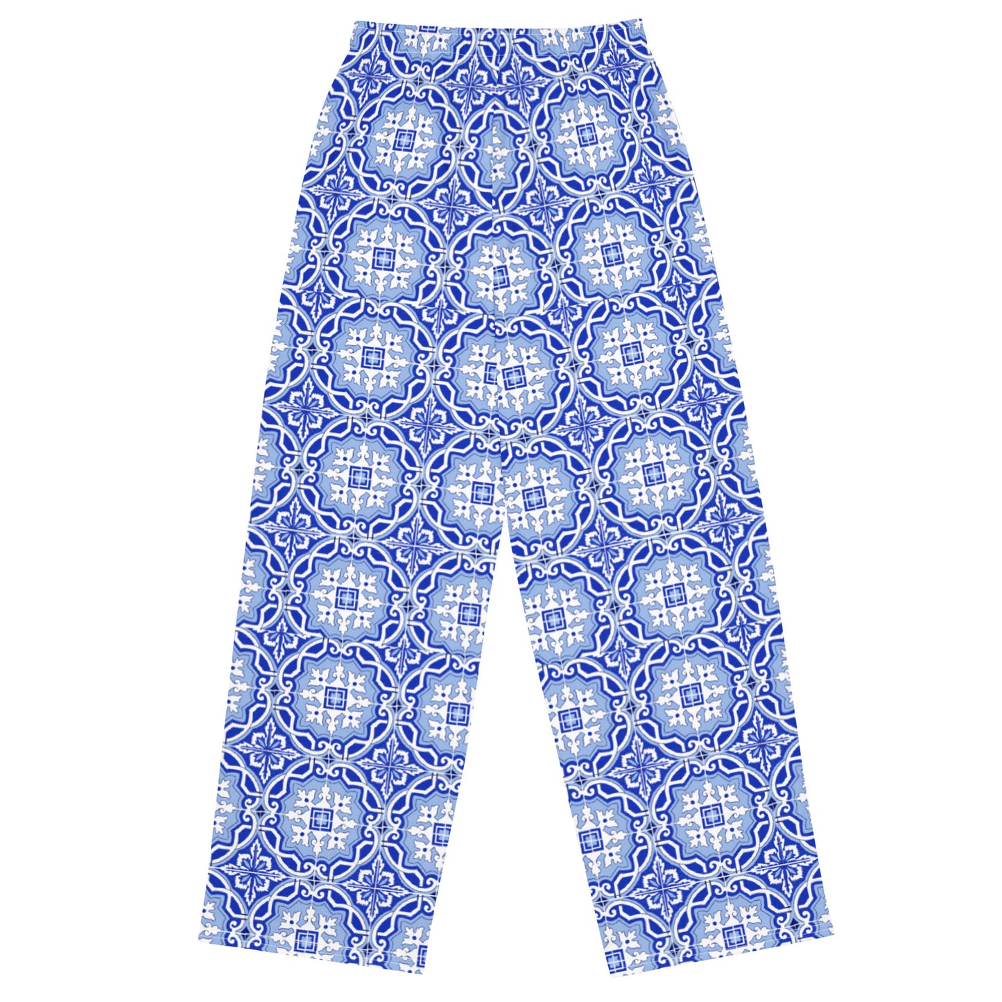 Pantalon large « Azulejos de Porto »