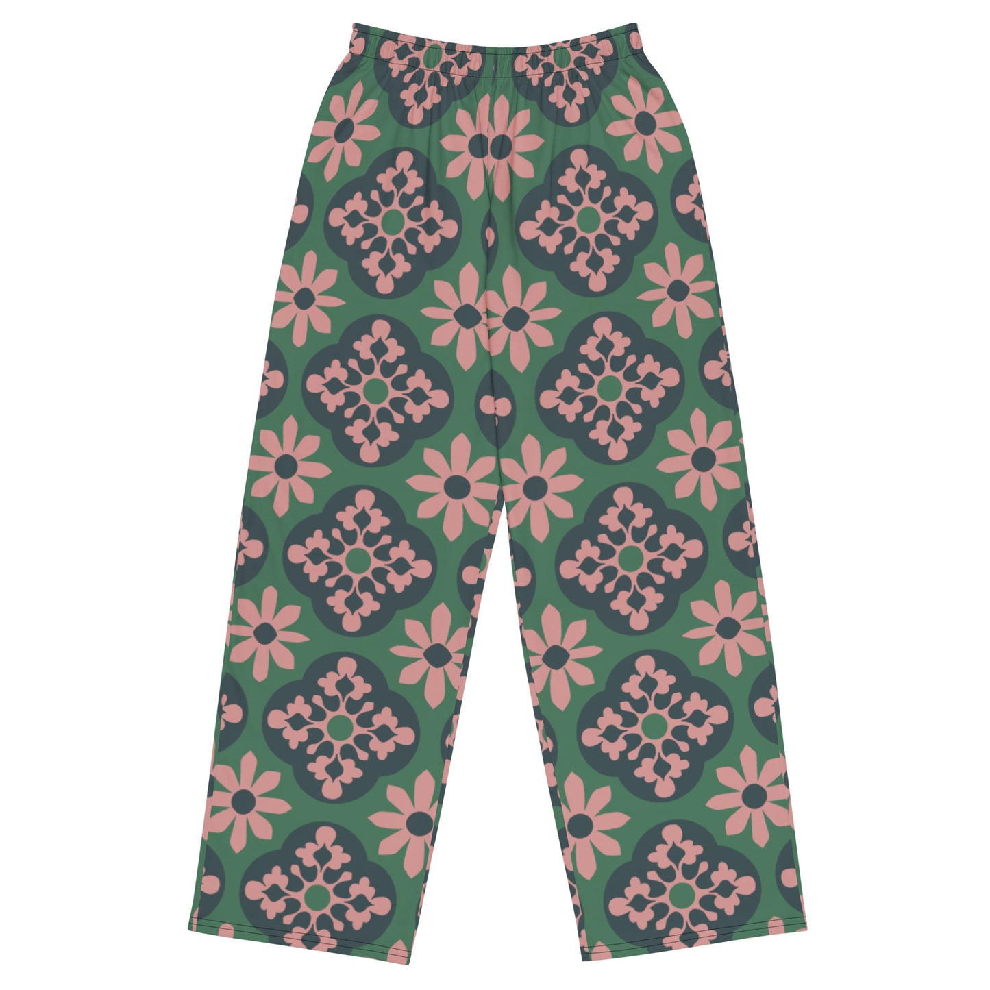Pantalon large « Azulejos de Cascais »