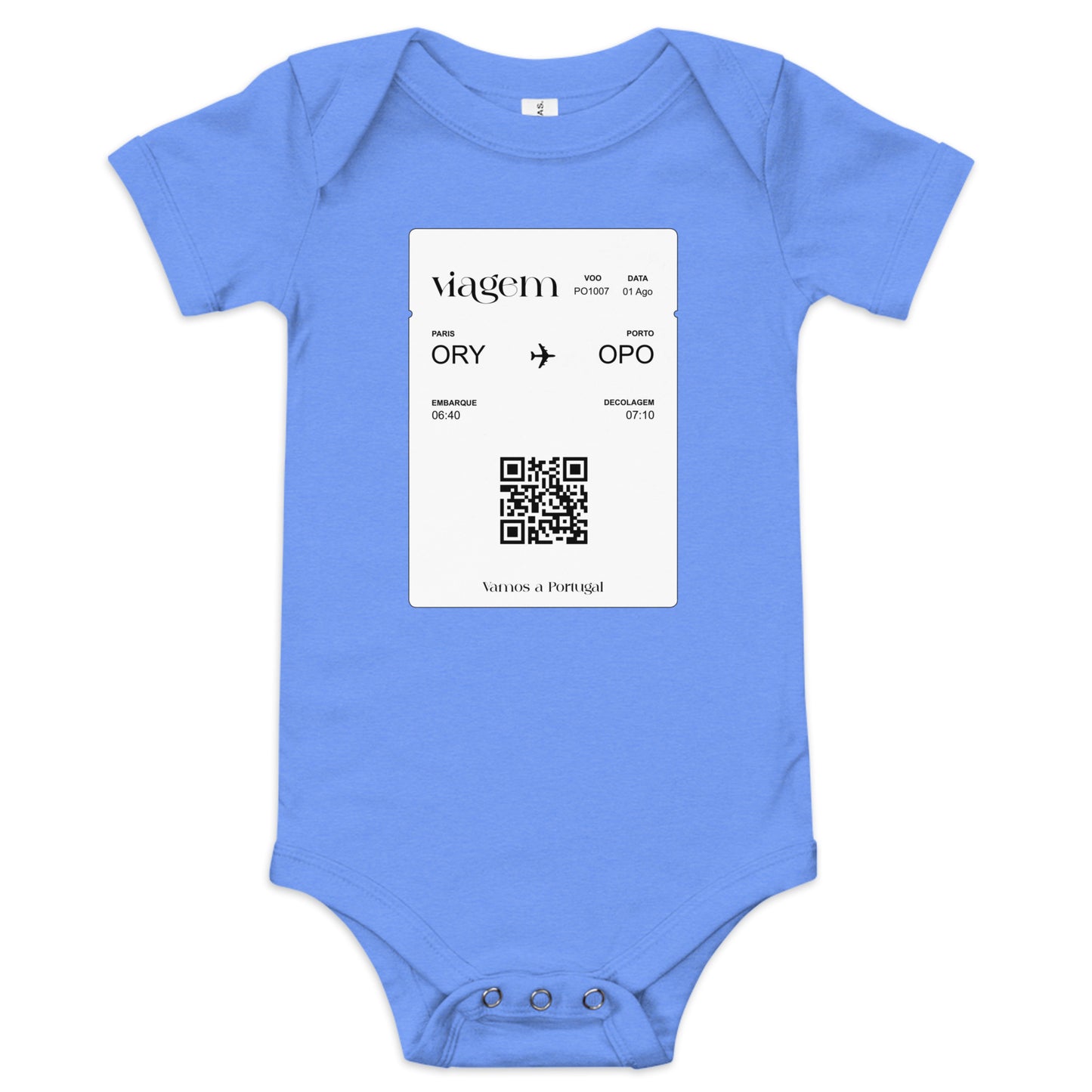Body bébé « Paris - Porto » personnalisable