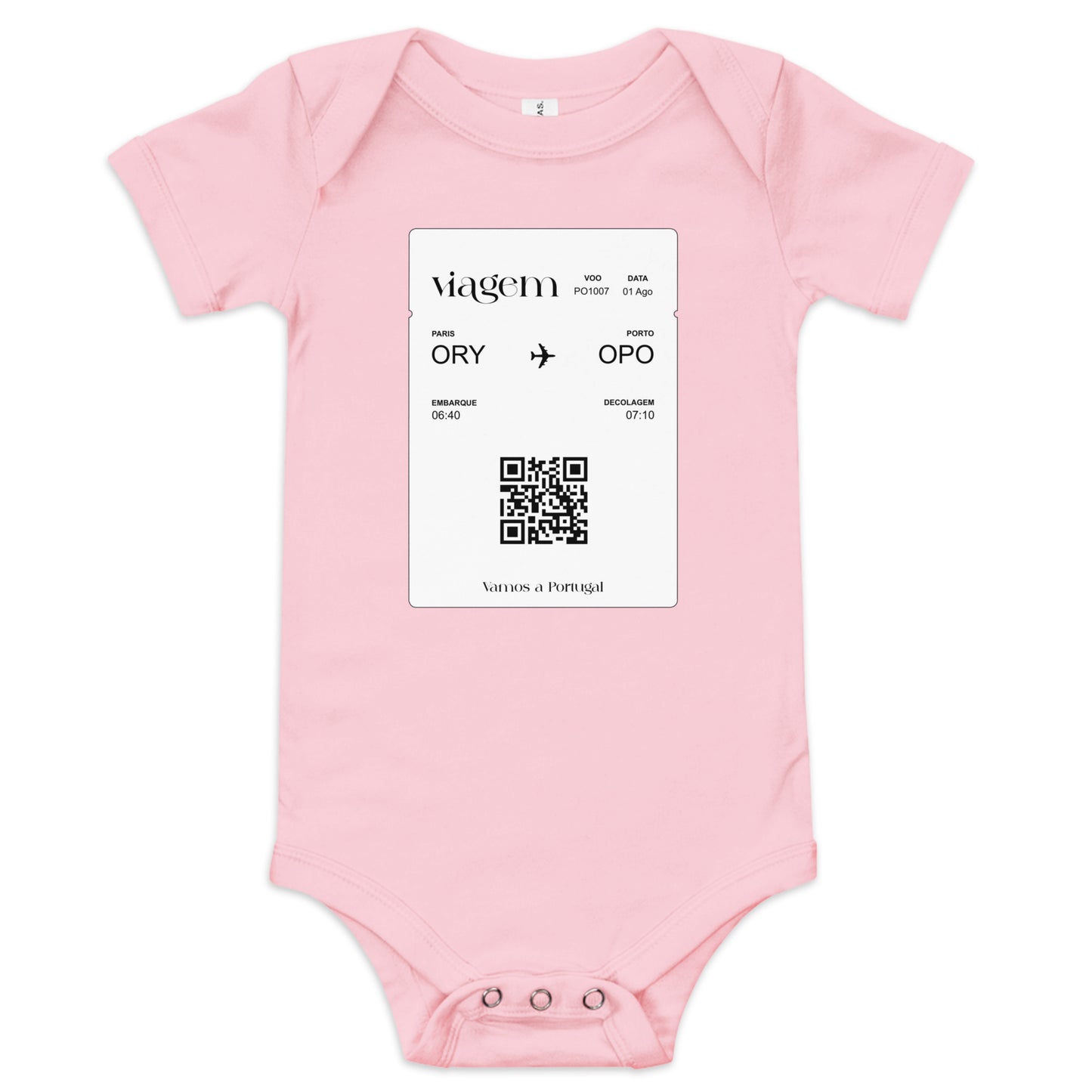 Body bébé « Paris - Porto » personnalisable