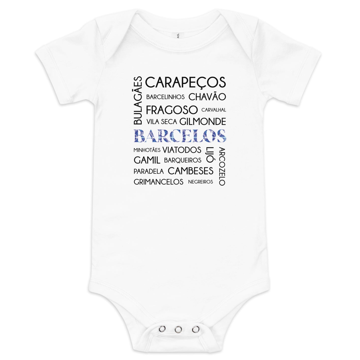 Body bébé « Barcelos e freguesias »