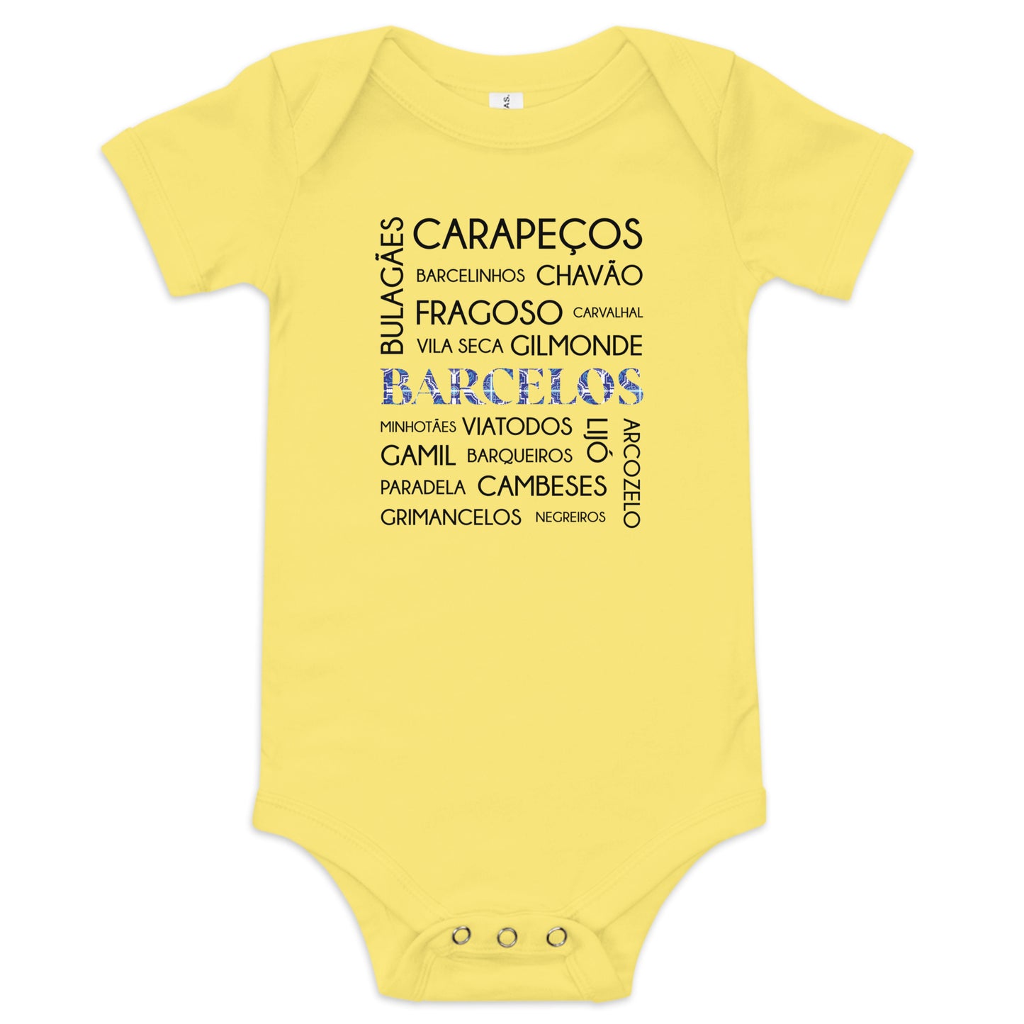 Body bébé « Barcelos e freguesias »