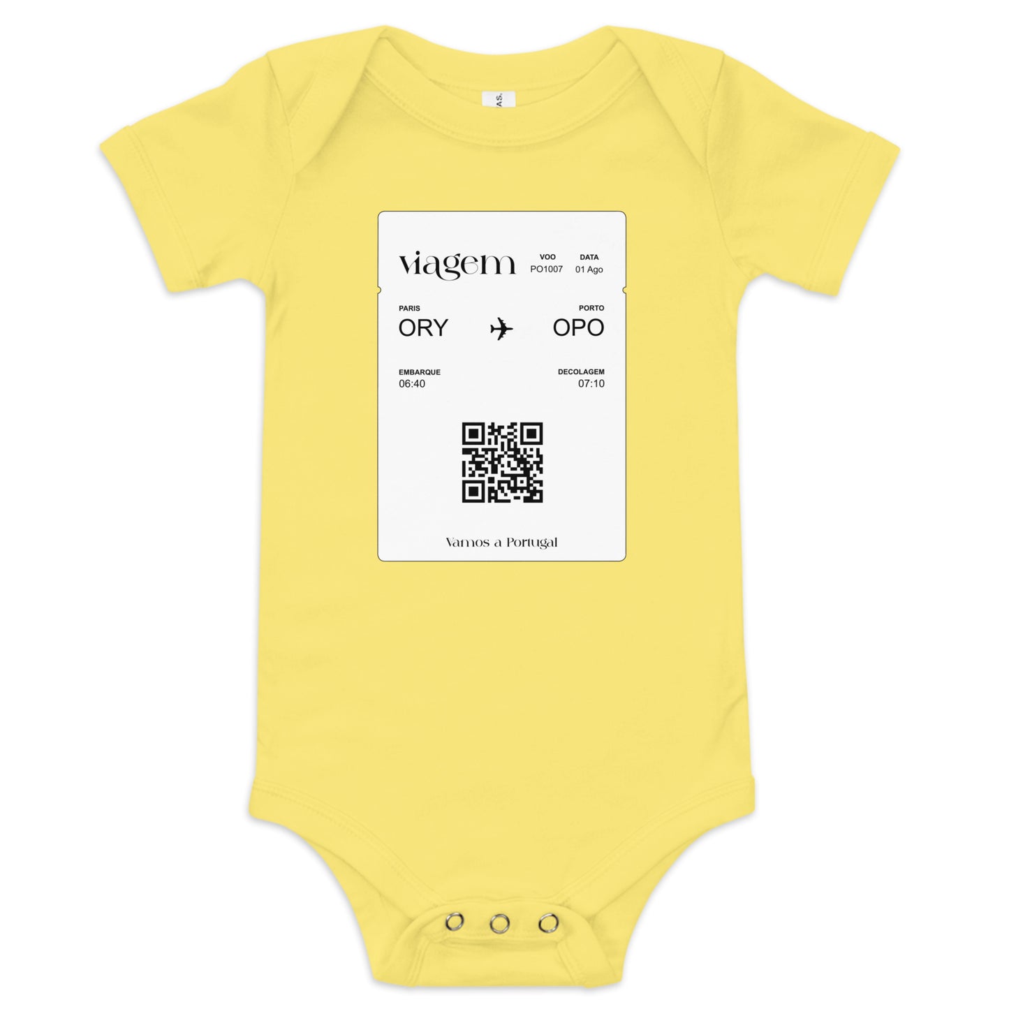 Body bébé « Paris - Porto » personnalisable