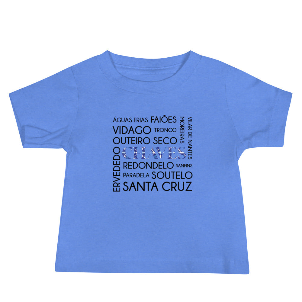 T-shirt bébé « Chaves e freguesias »