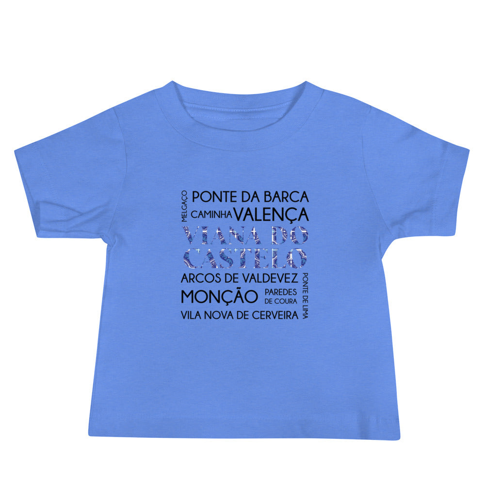 T-shirt bebé “Distrito Viana do Castelo”