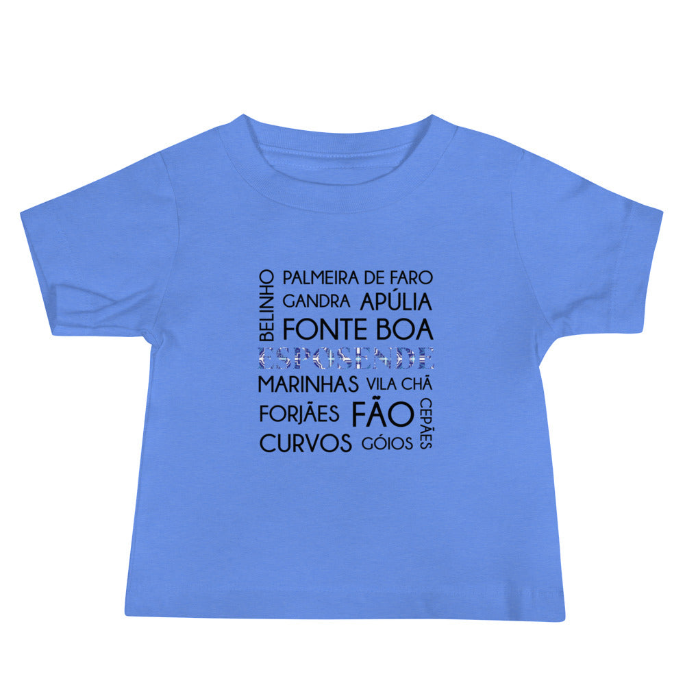 T-shirt bébé « Esposende e freguesias »
