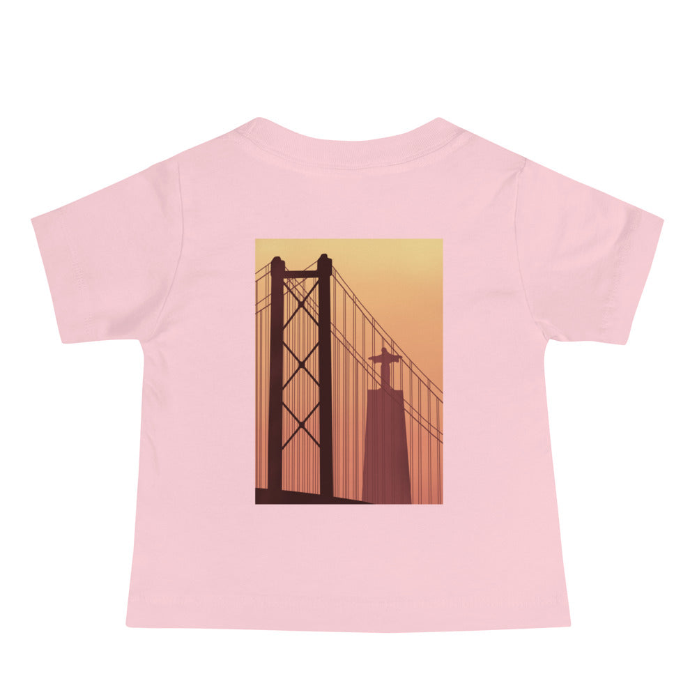 T-shirt bebé “Pôr do Sol em Lisboa”