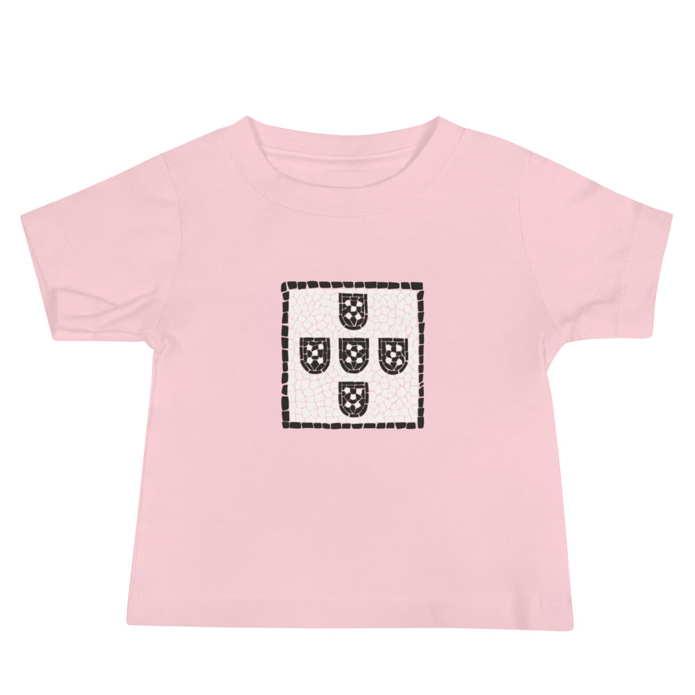 T-shirt bébé « Écusson Calçada Portuguesa »