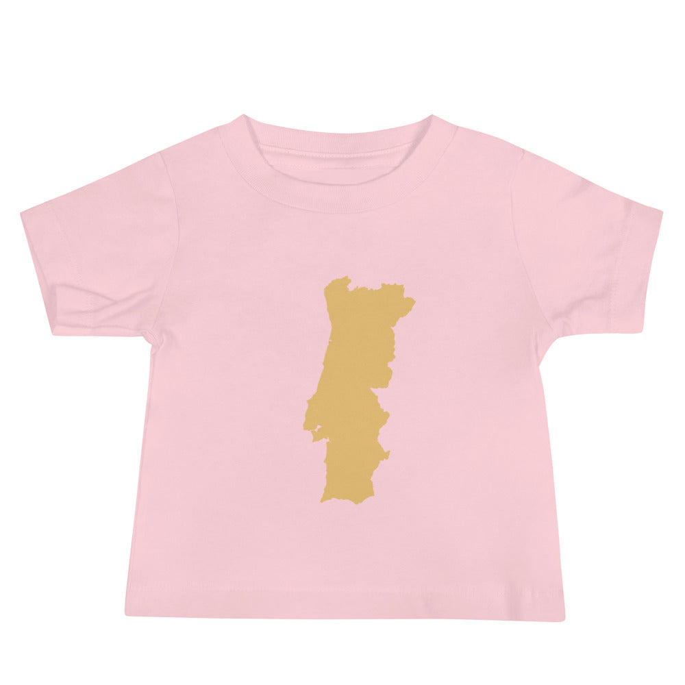 T-shirt bébé « Carte du Portugal »