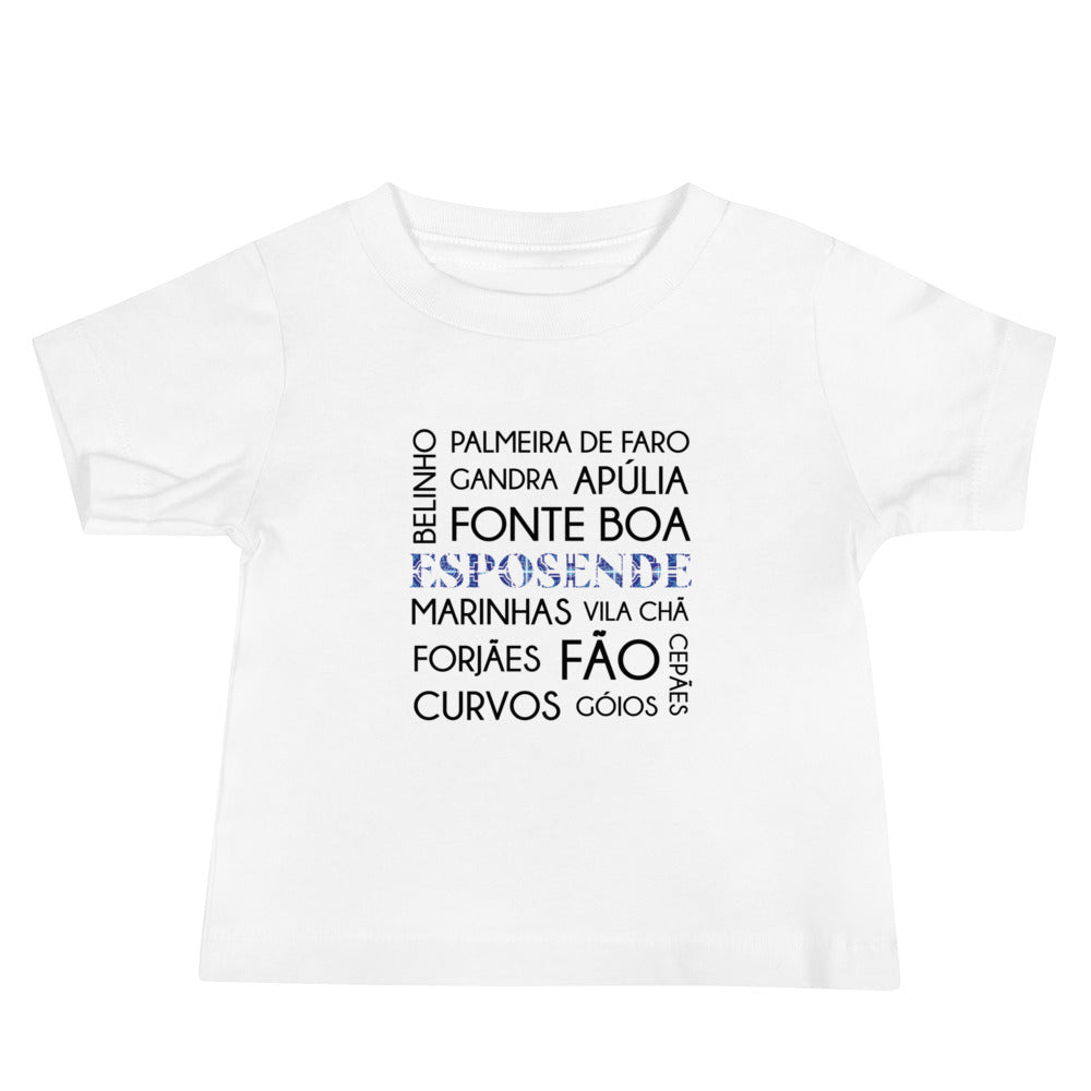T-shirt bébé « Esposende e freguesias »