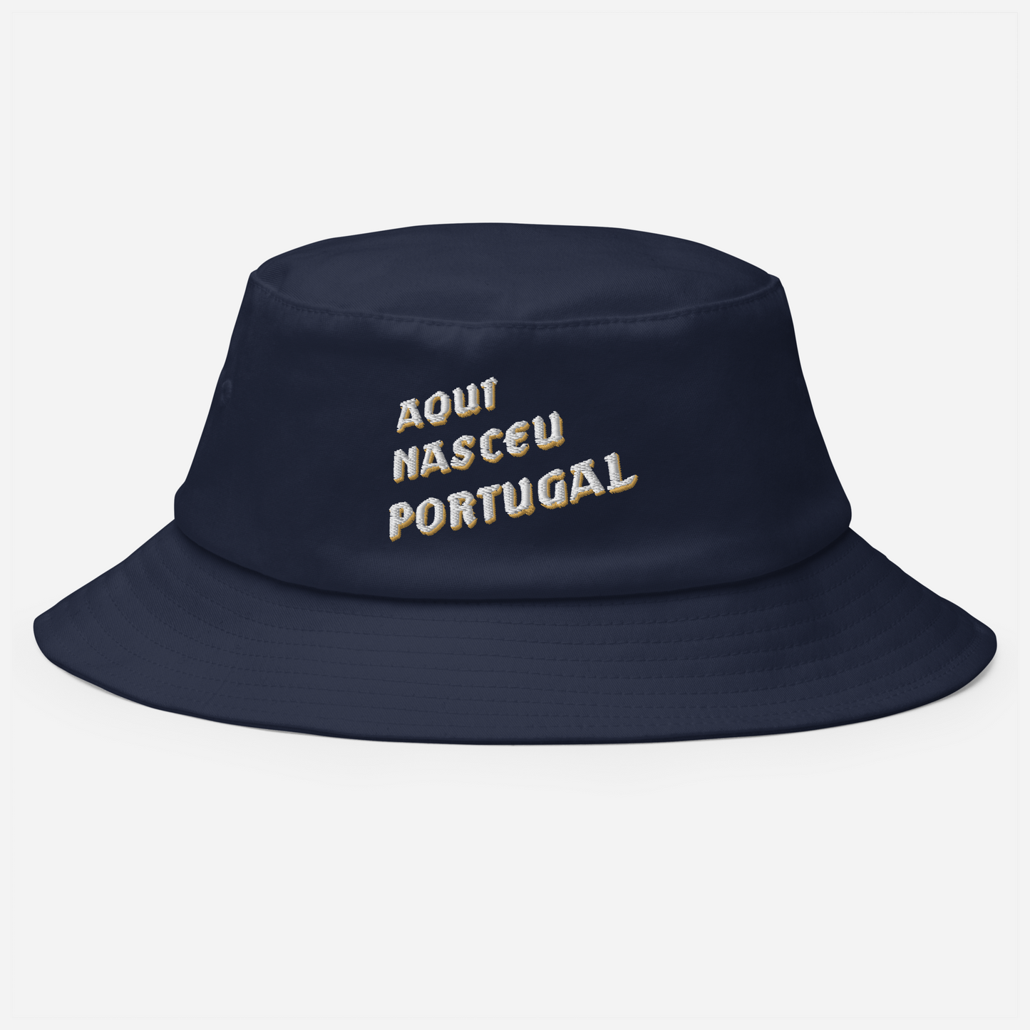 Bob brodé « Aqui Nasceu Portugal »