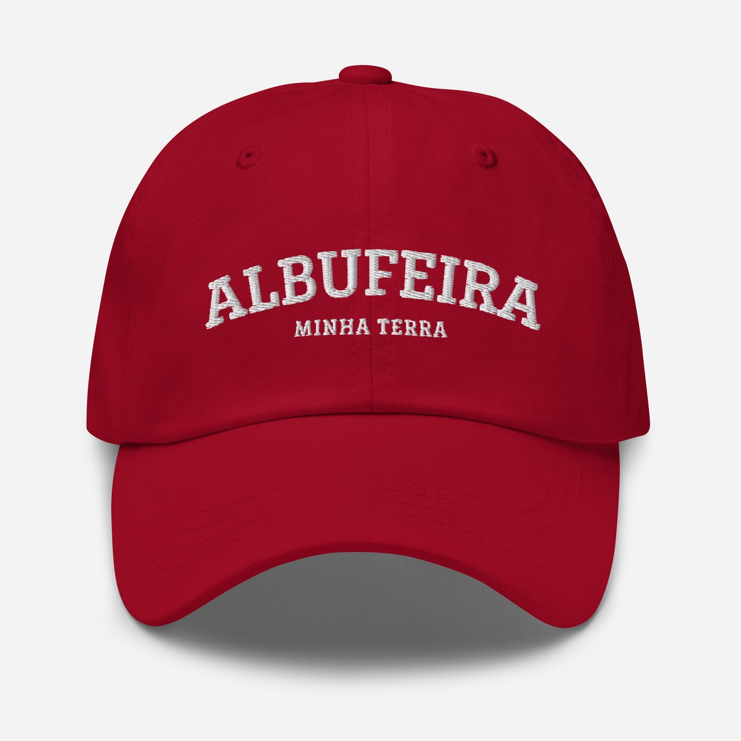 Casquette brodée "Albufeira, Minha Terra"