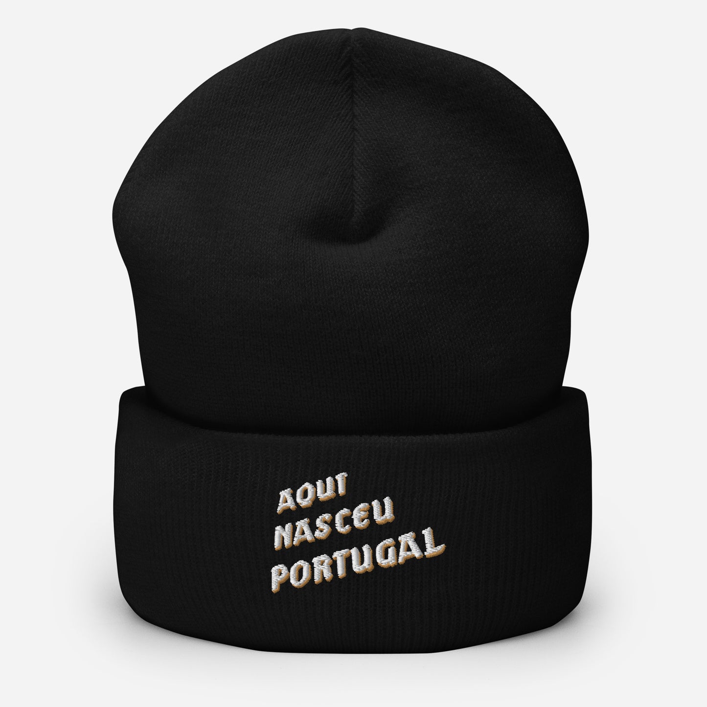 Bonnet brodé « Aqui Nasceu Portugal »