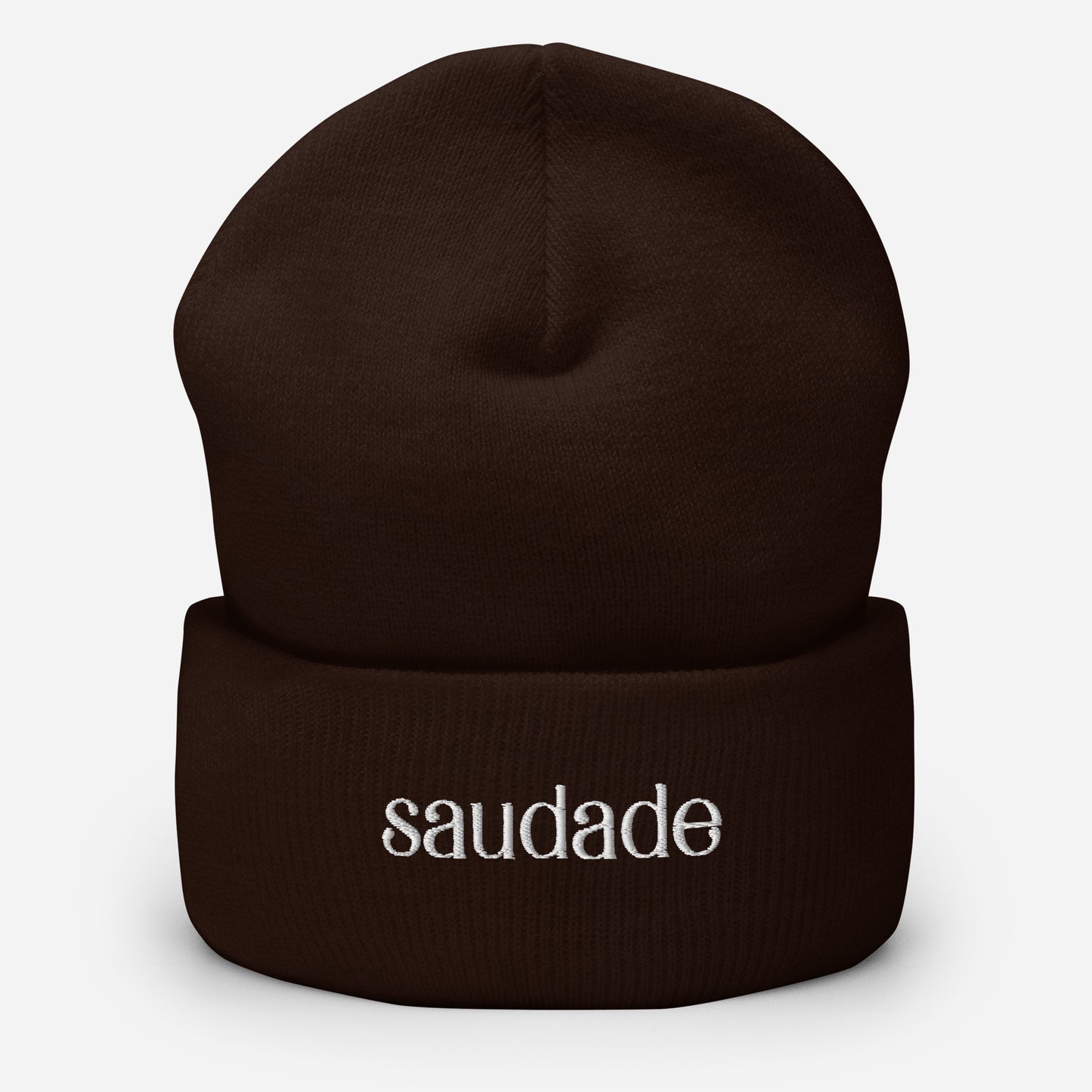 Bonnet brodé « Saudade »