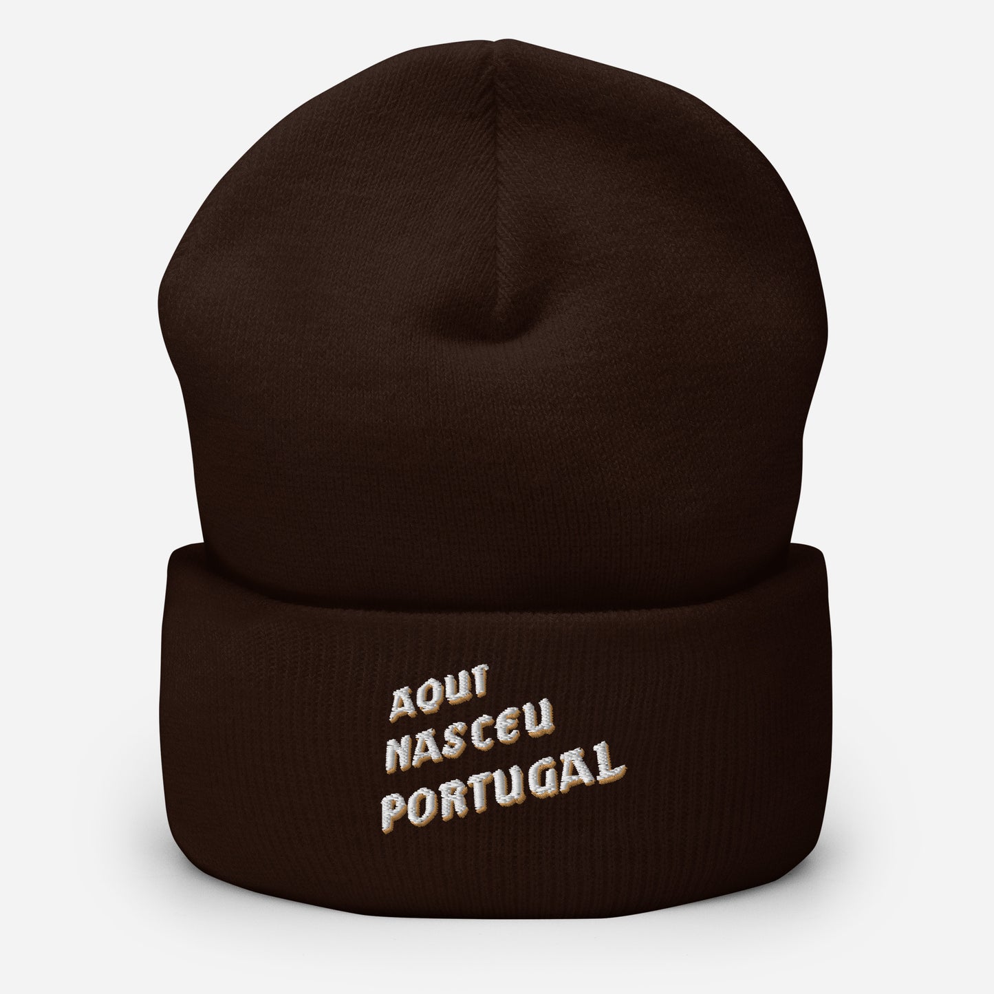 Bonnet brodé « Aqui Nasceu Portugal »