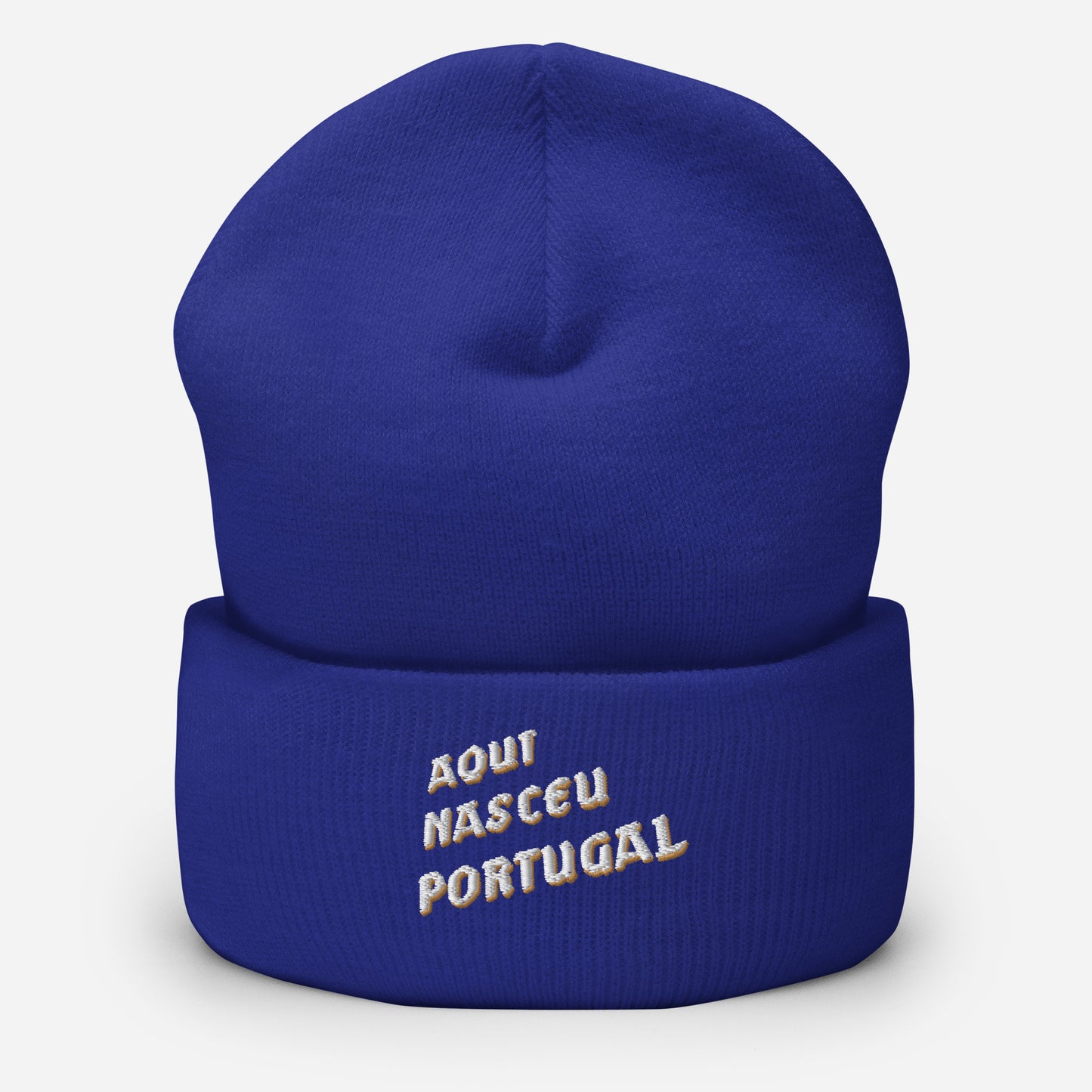 Bonnet brodé « Aqui Nasceu Portugal »