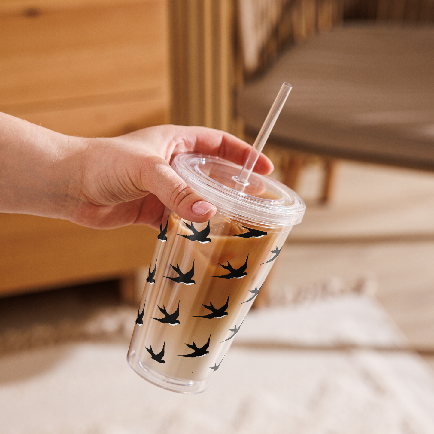 Gobelet en plastique réutilisable « Hirondelle »