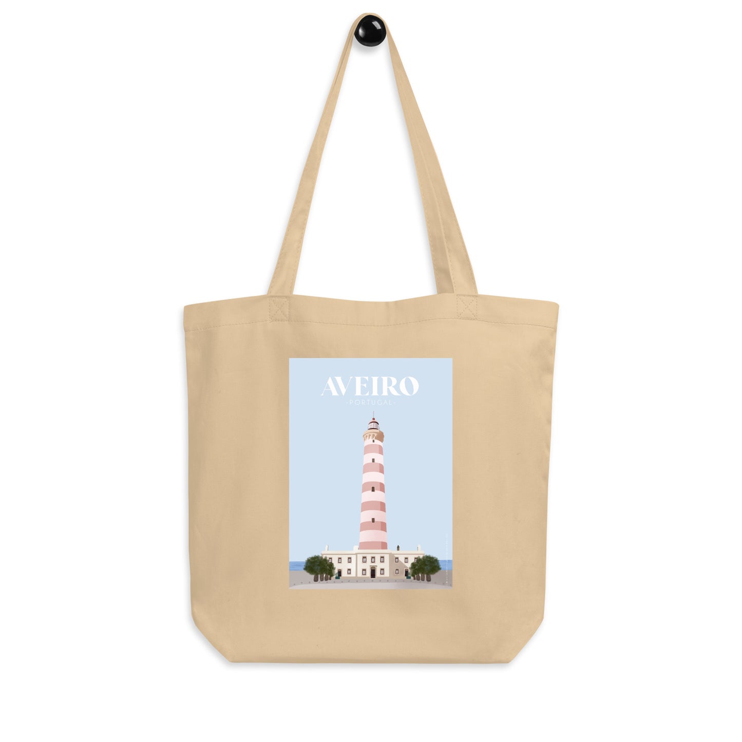 Tote bag en coton bio « Phare d’Aveiro »