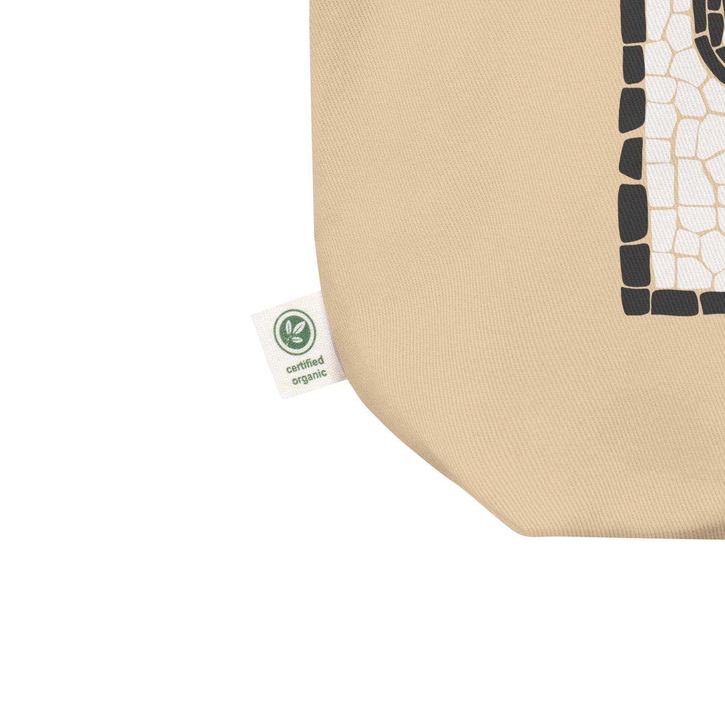 Tote bag en coton bio « Écusson Calçada Portuguesa »