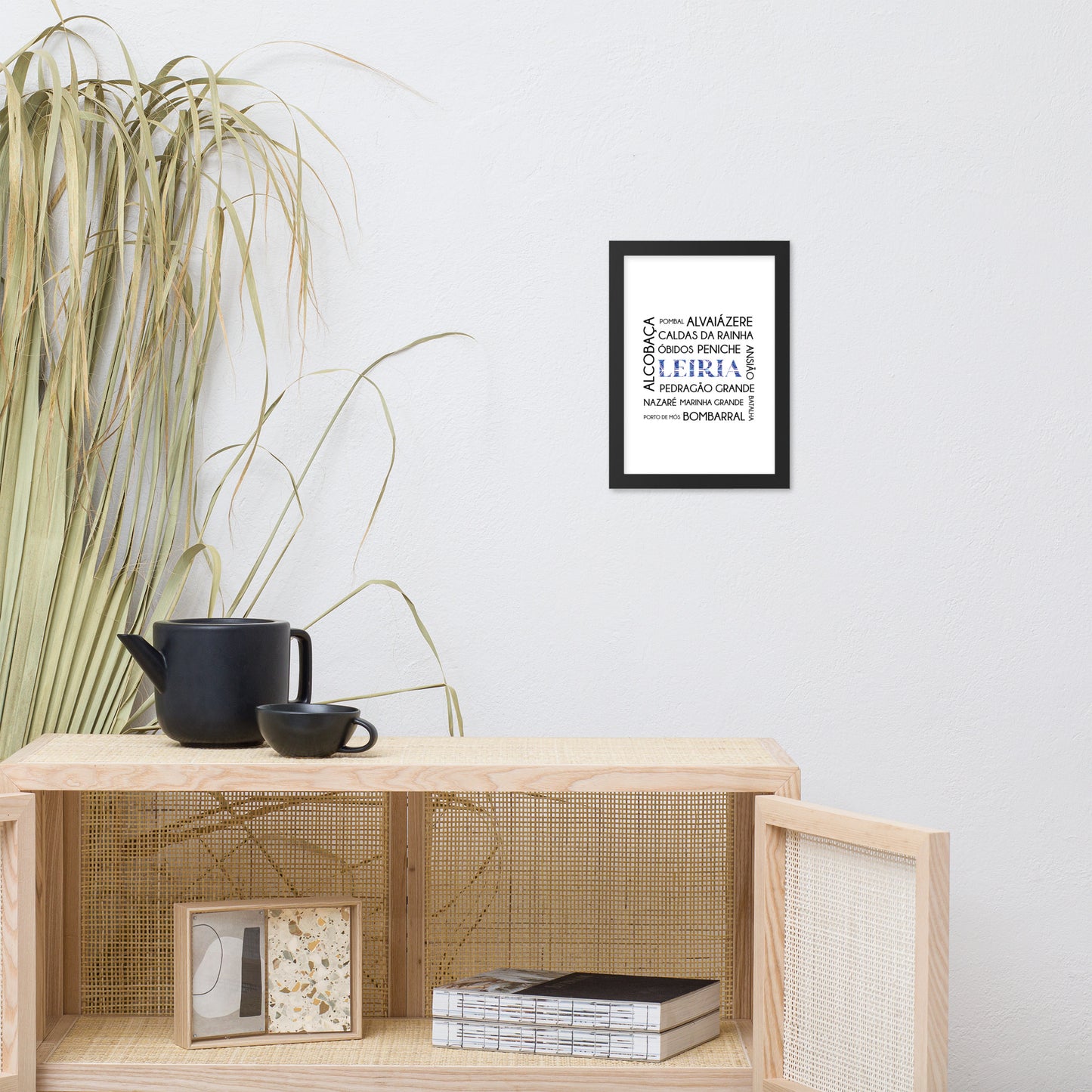 Affiche « District Leiria » encadrée