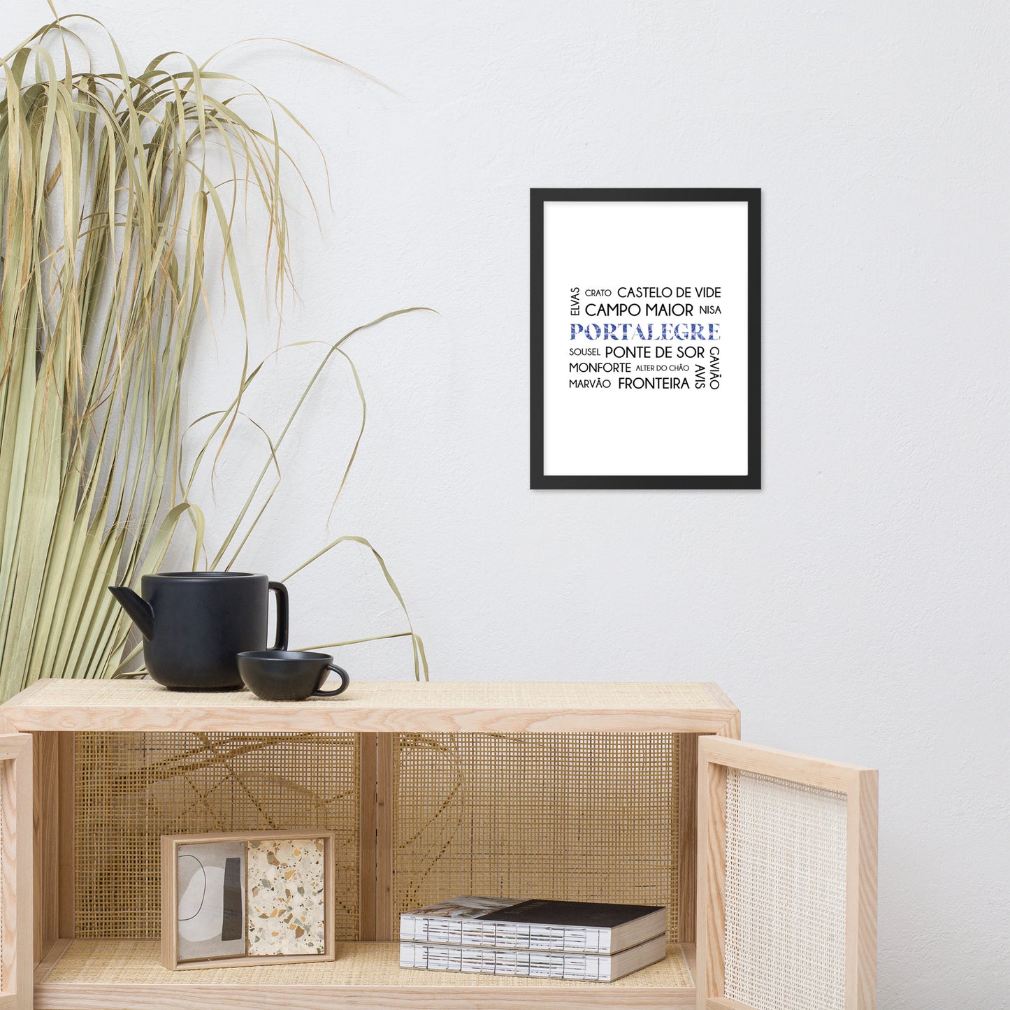Affiche « District Portalegre » encadrée