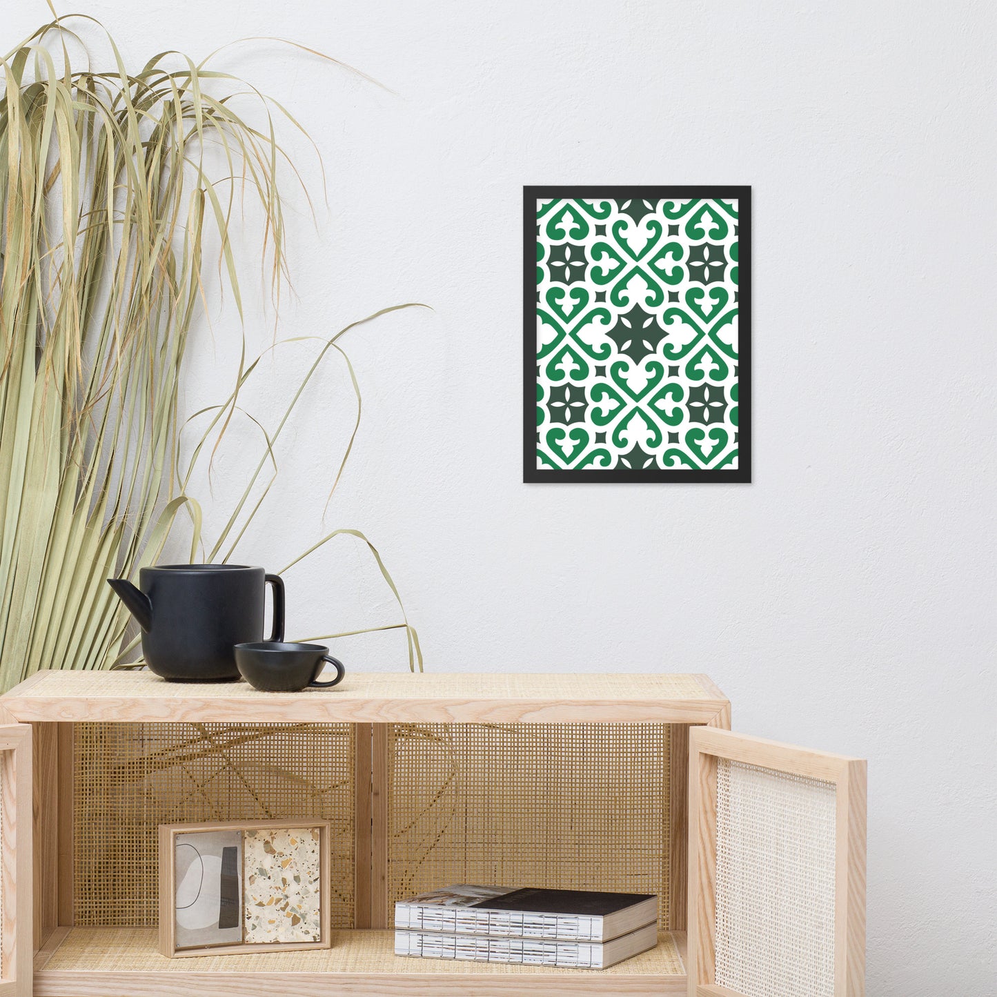 Affiche « Azulejos de Fafe » encadrée