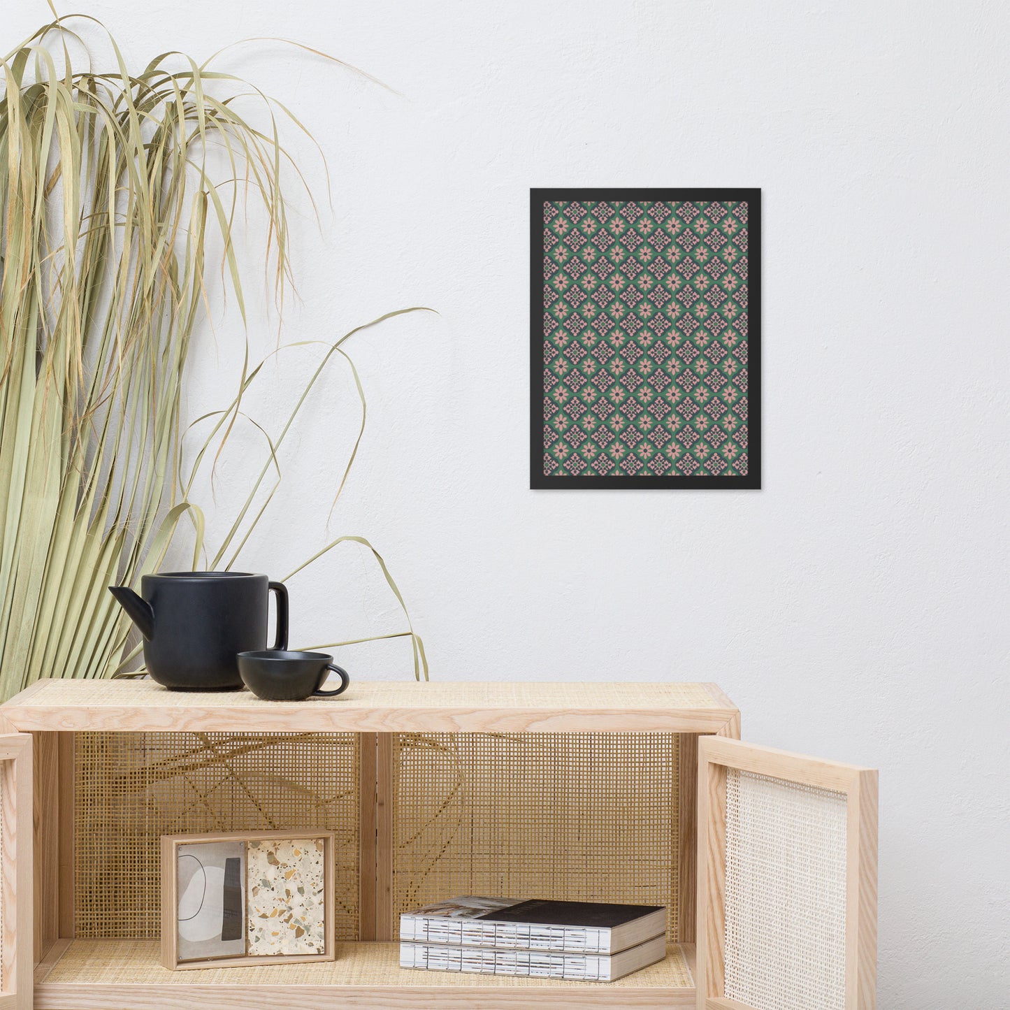 Affiche « Azulejos de Cascais » encadrée