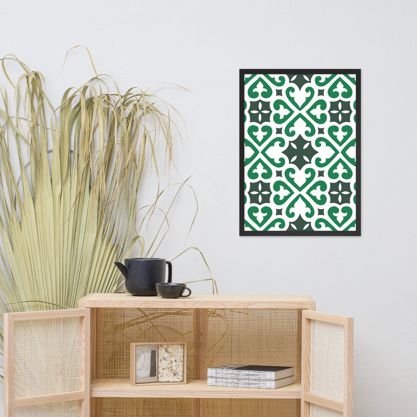 Affiche « Azulejos de Fafe » encadrée