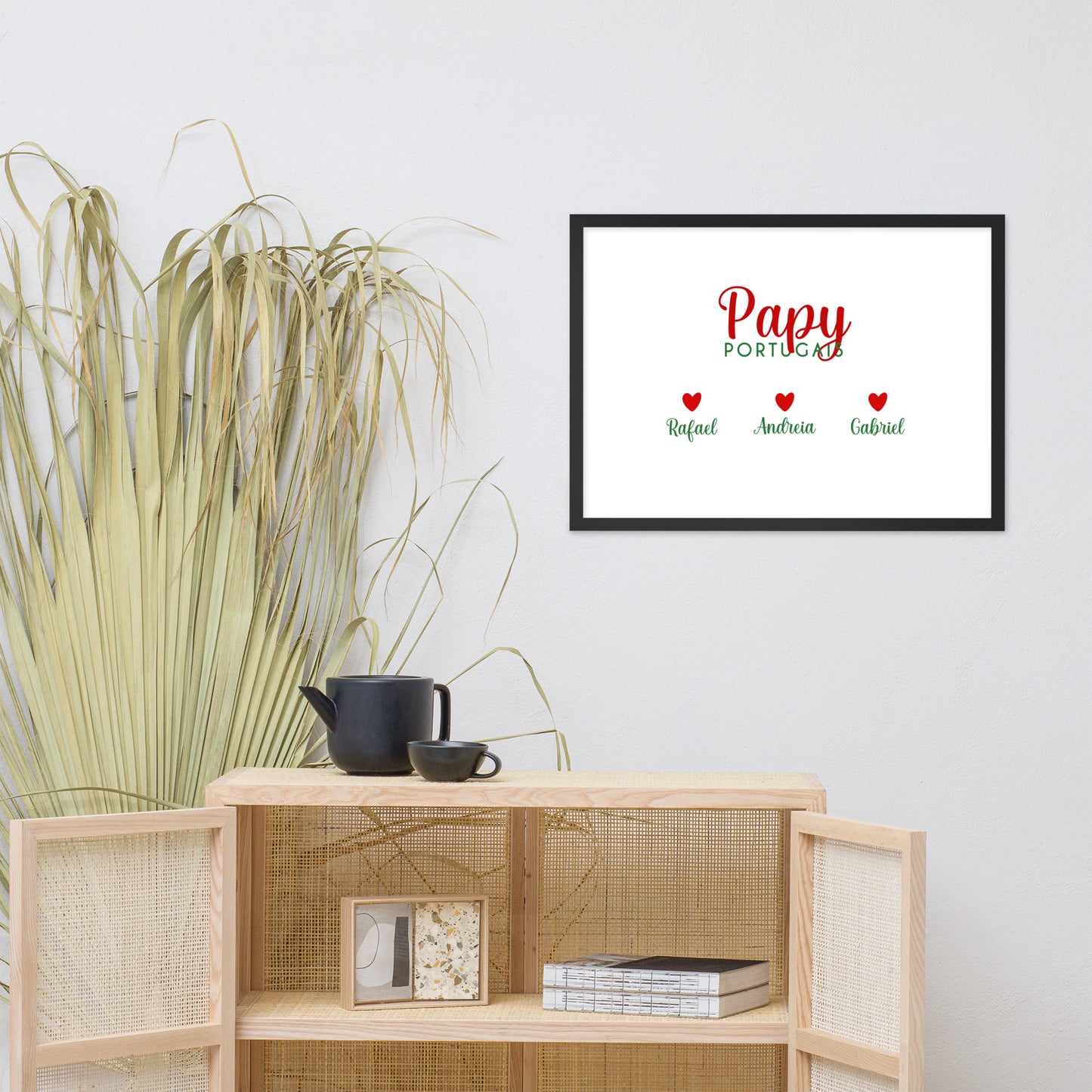 Affiche « Papy portugais » encadrée personnalisable