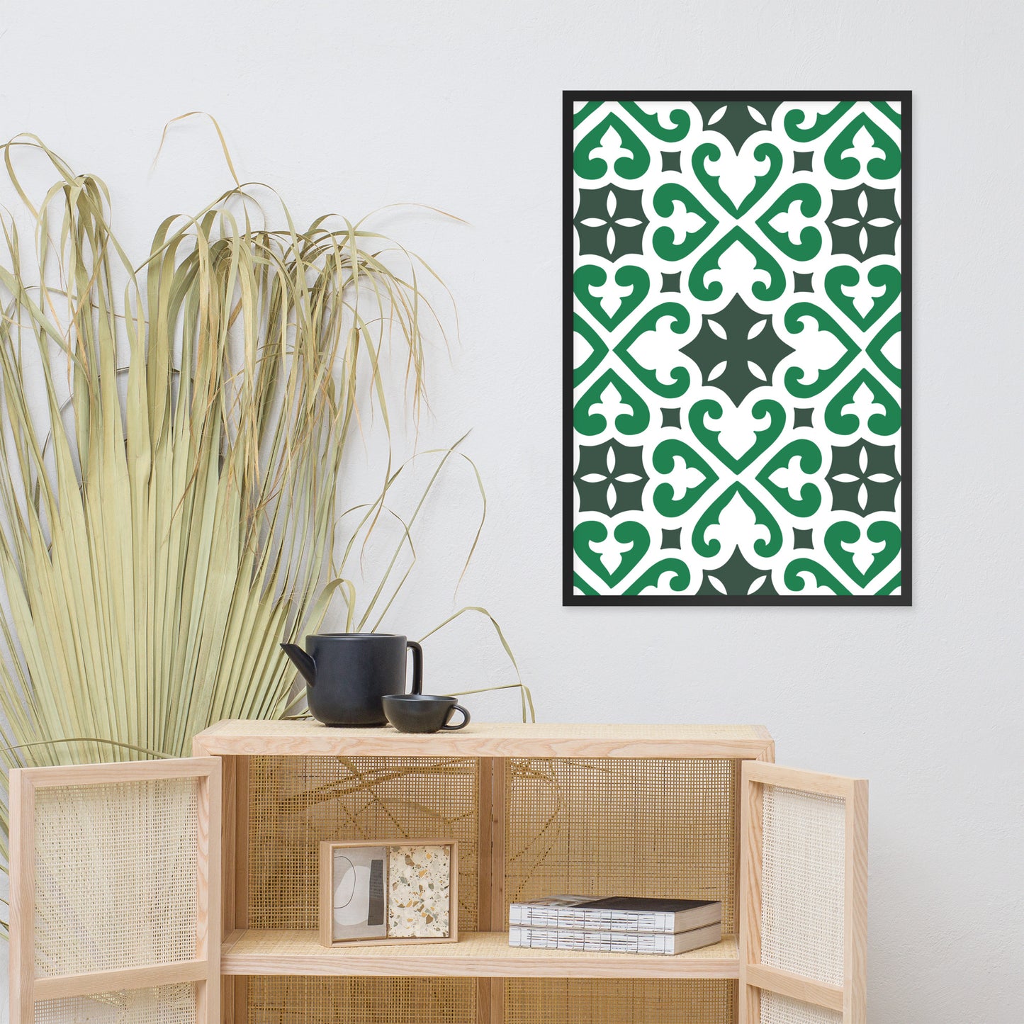 Affiche « Azulejos de Fafe » encadrée