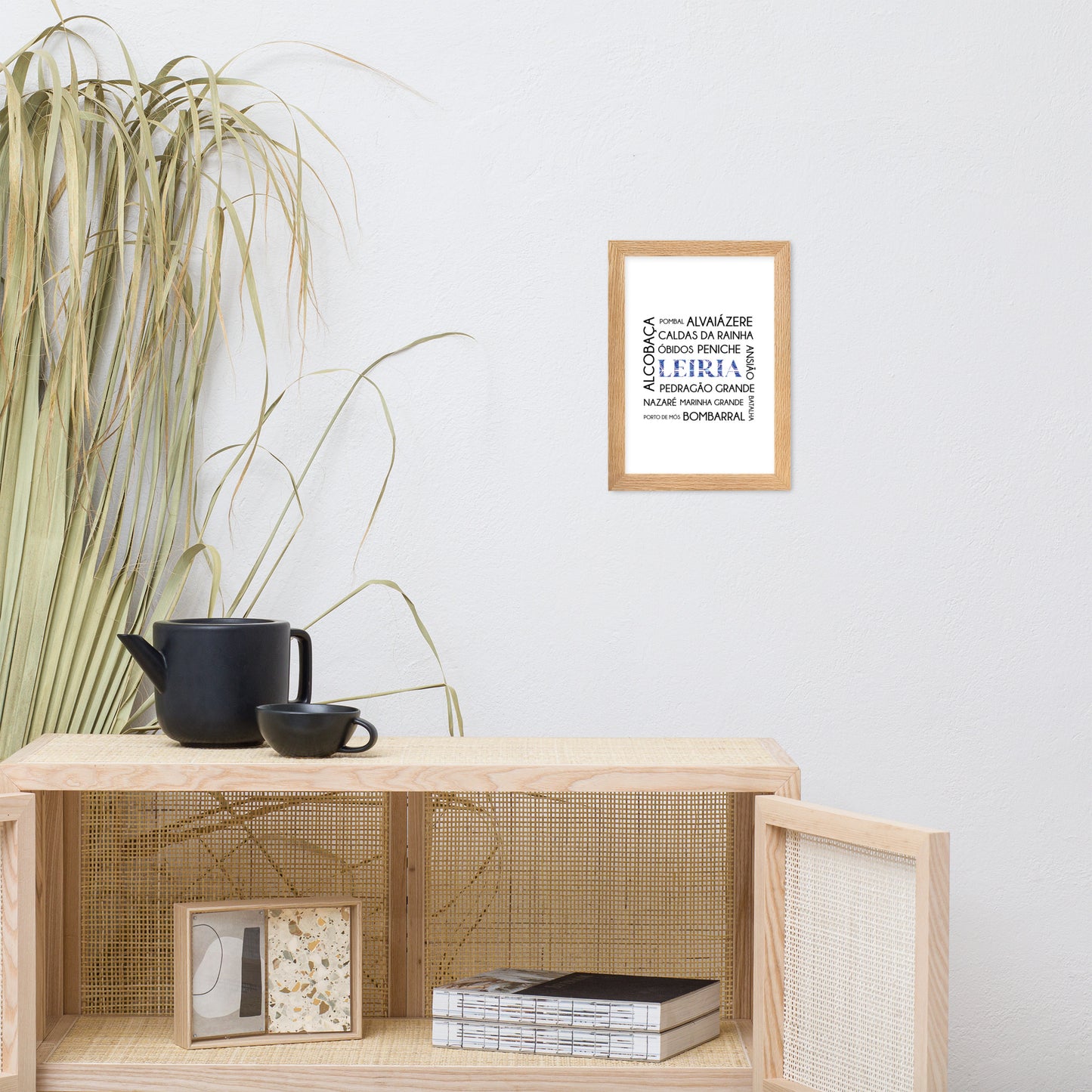 Affiche « District Leiria » encadrée