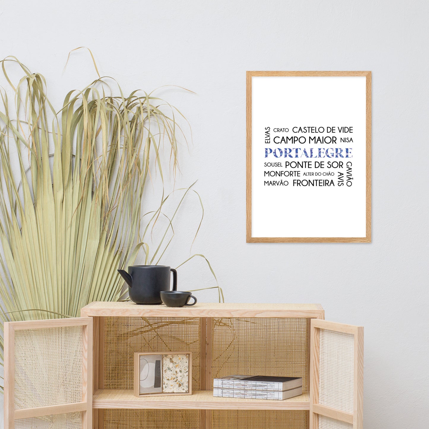 Affiche « District Portalegre » encadrée