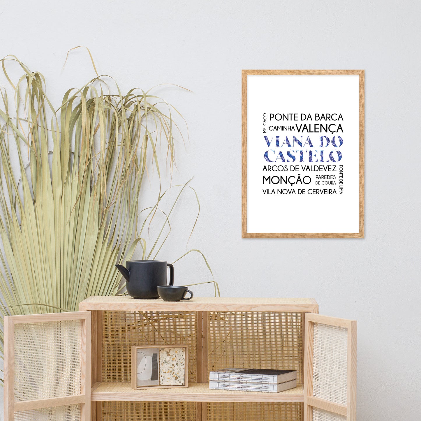 Affiche « District Viana do Castelo » encadrée