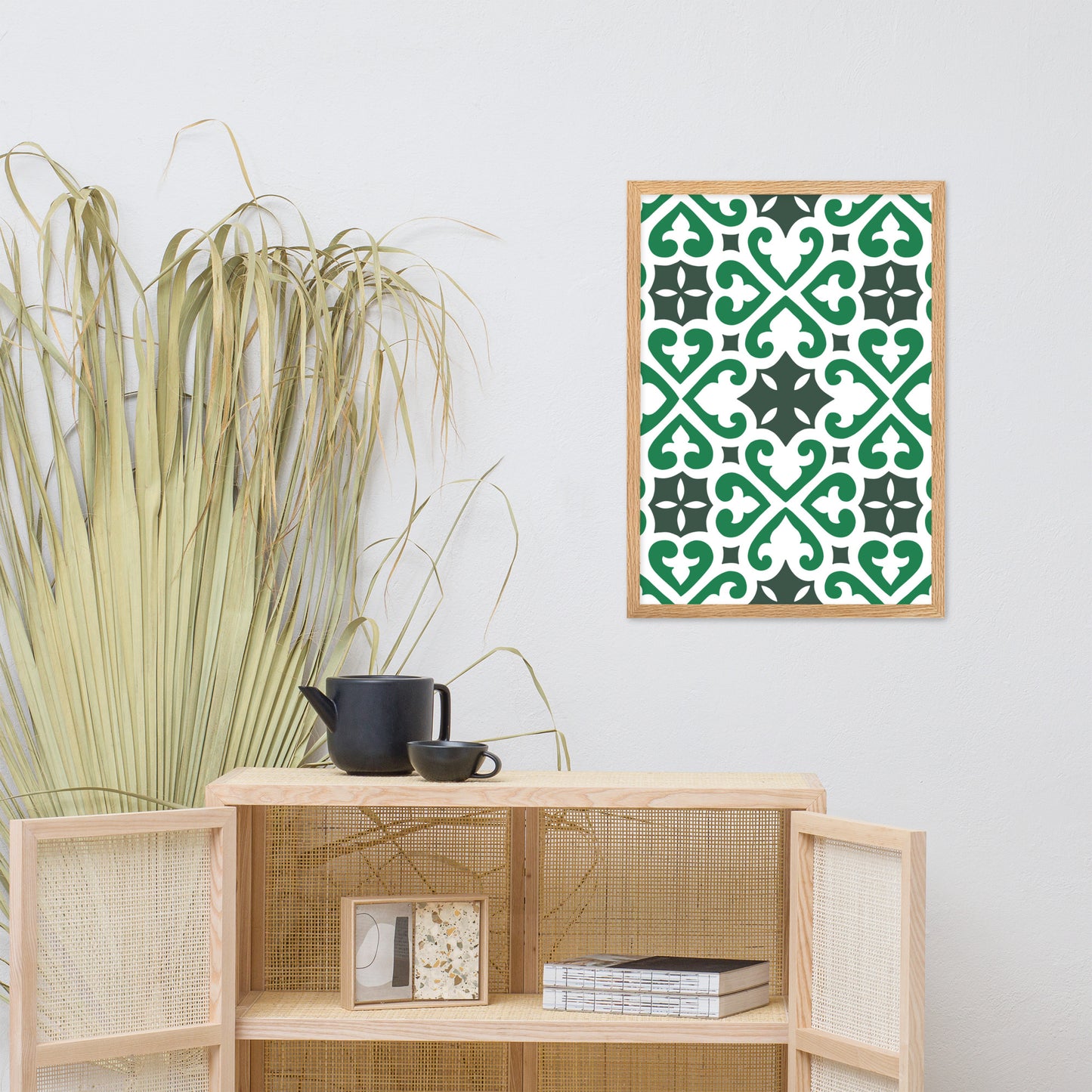 Affiche « Azulejos de Fafe » encadrée