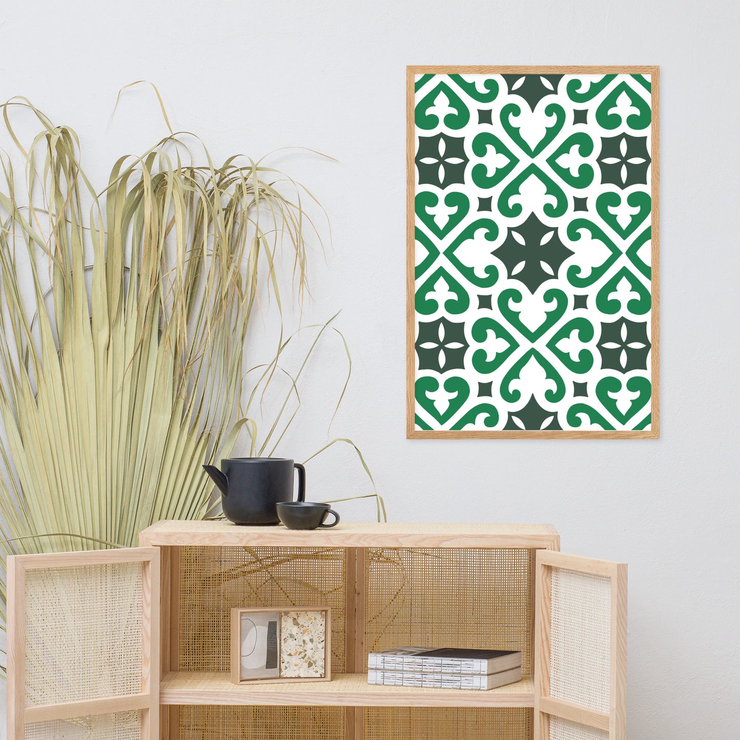 Affiche « Azulejos de Fafe » encadrée