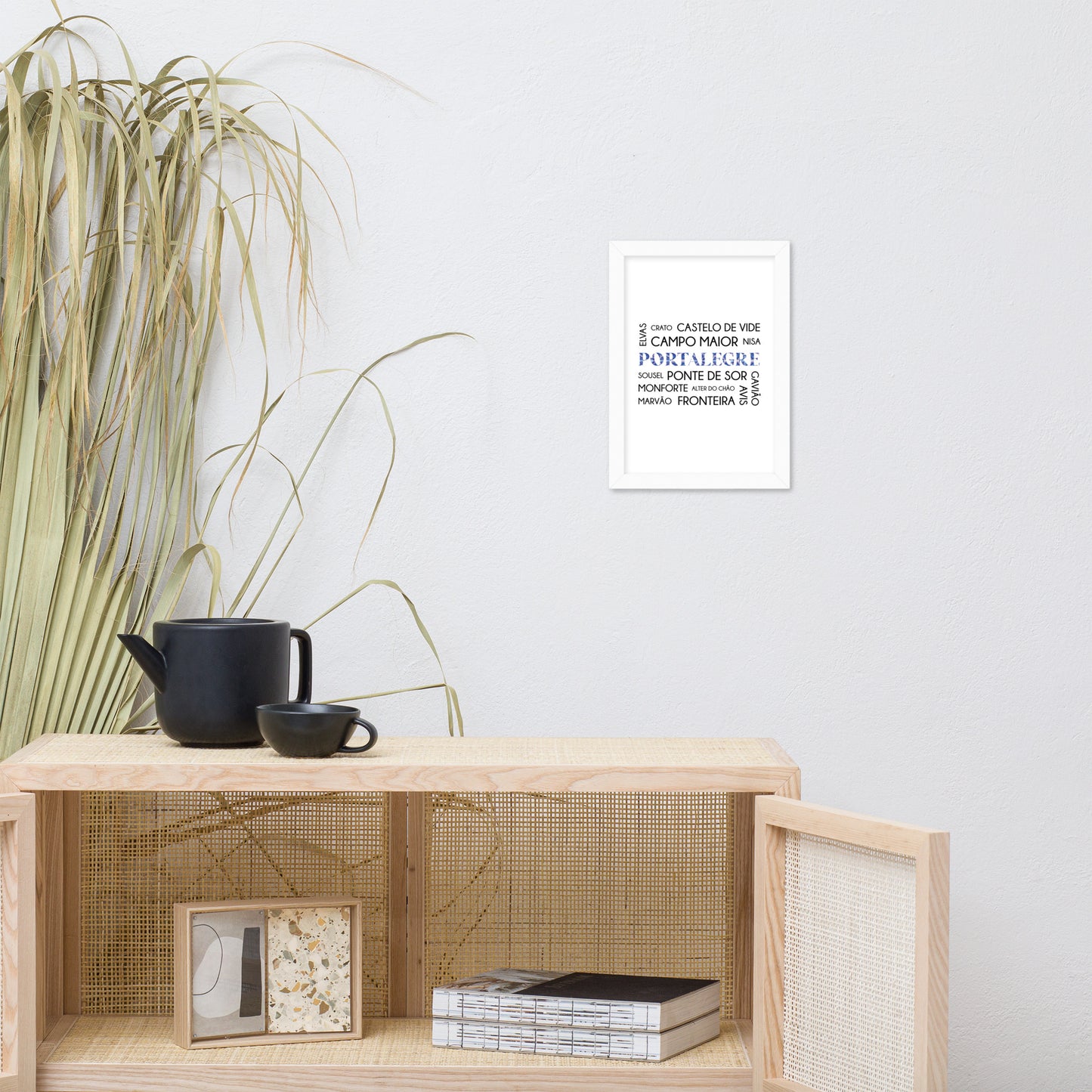 Affiche « District Portalegre » encadrée