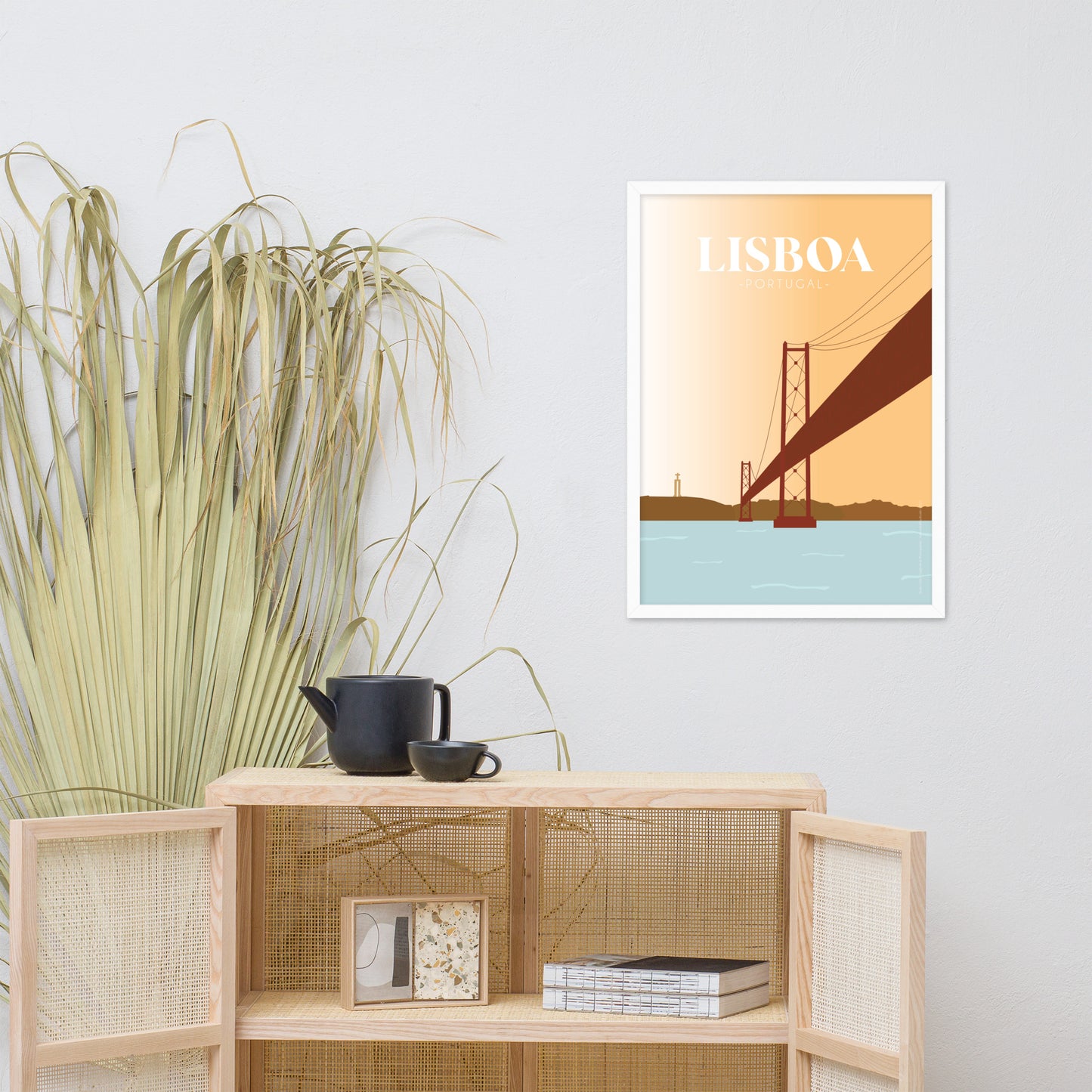 Poster emoldurado “Ponte 25 de Abril – Lisboa”