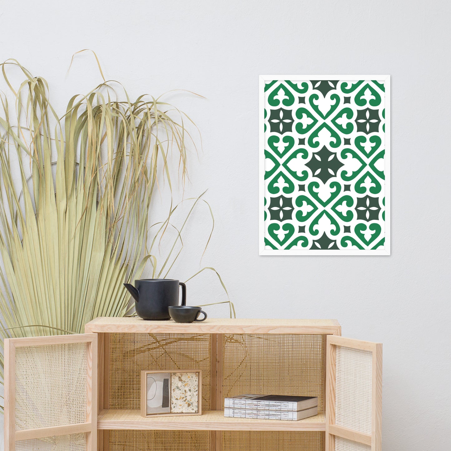 Affiche « Azulejos de Fafe » encadrée