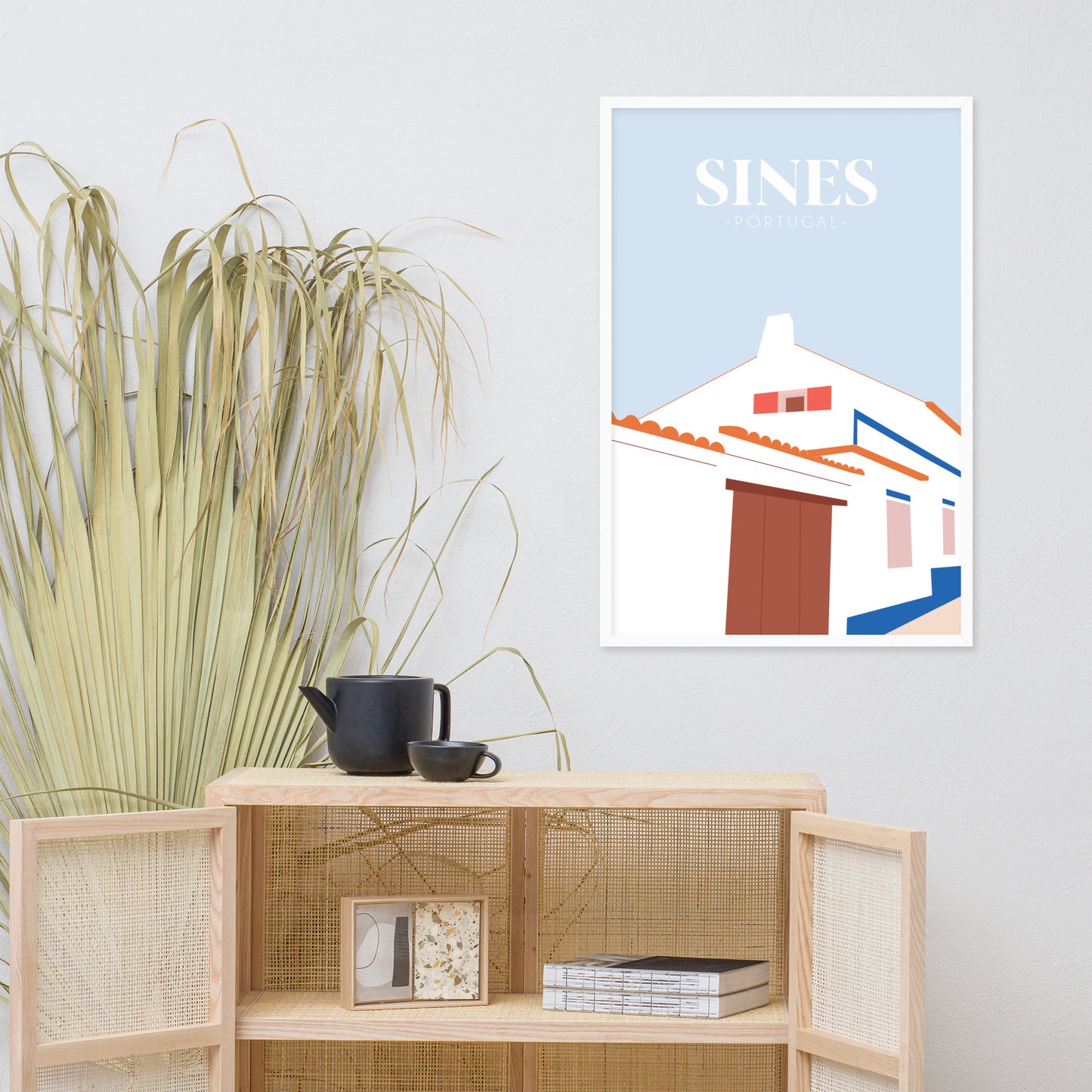 Affiche « Sines » encadrée
