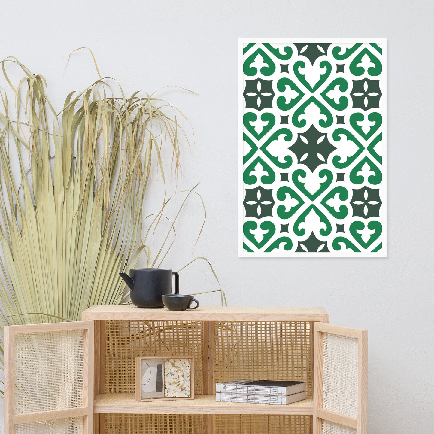 Affiche « Azulejos de Fafe » encadrée