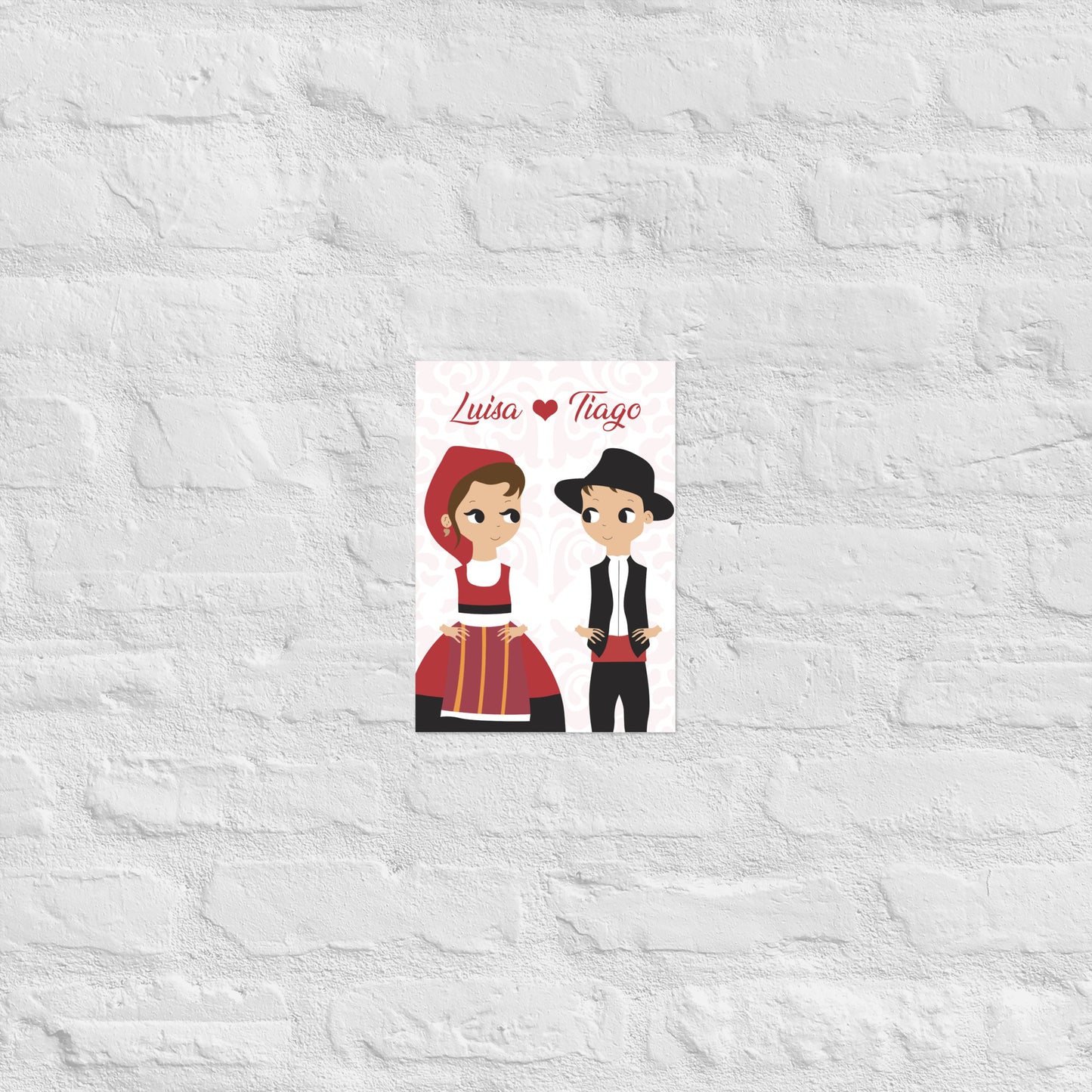 Affiche « Couple Minhoto » personnalisable