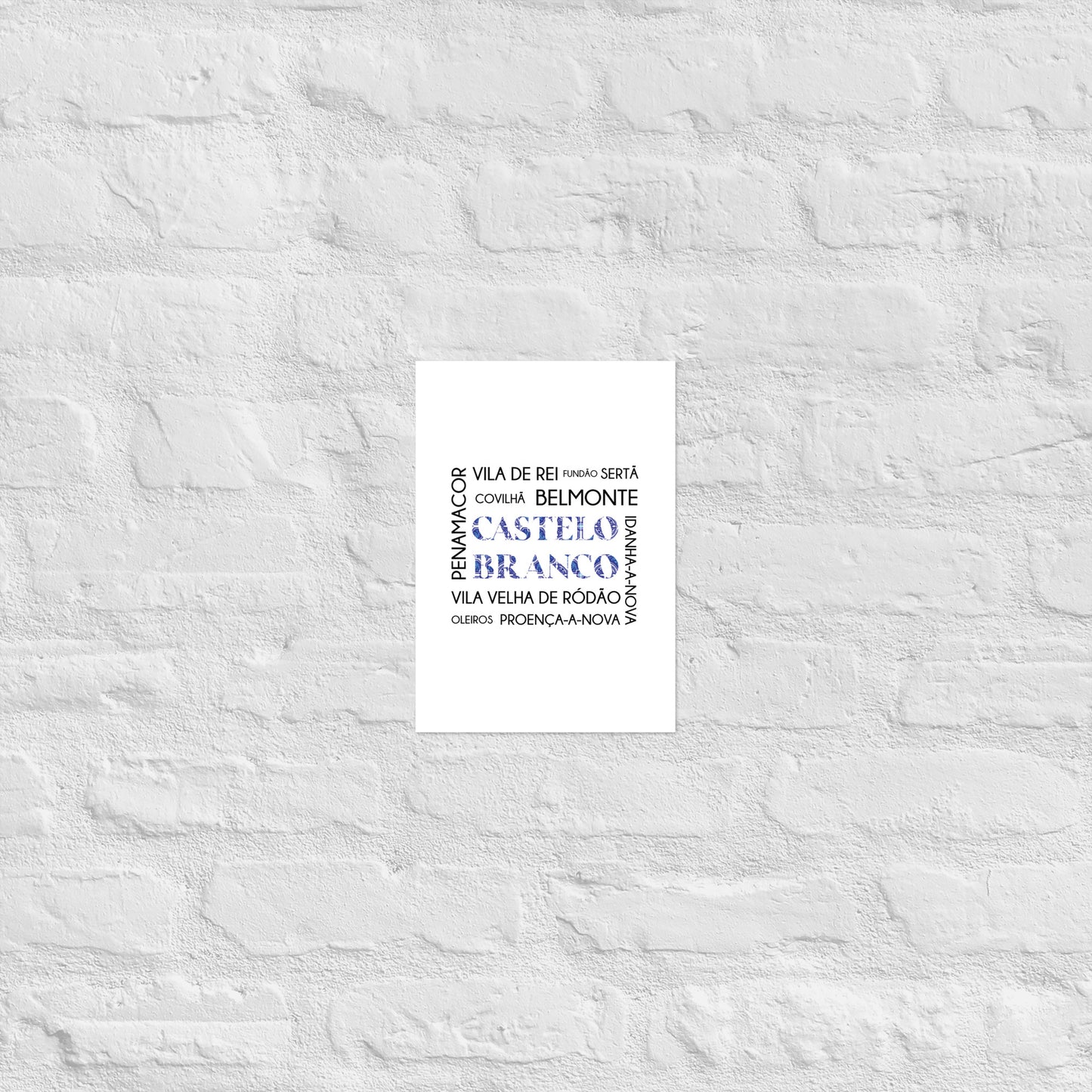 Affiche « District Castelo Branco »