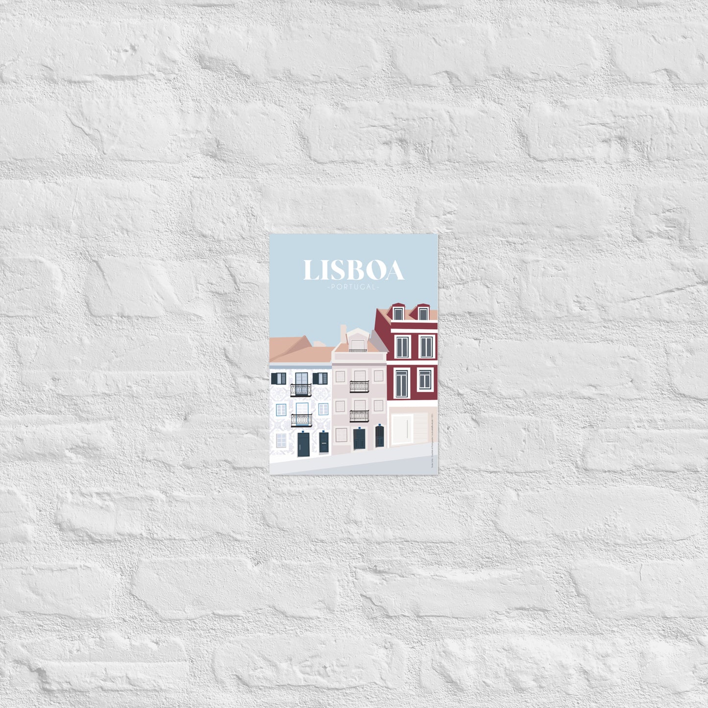 Affiche « Architecture Lisbonne »