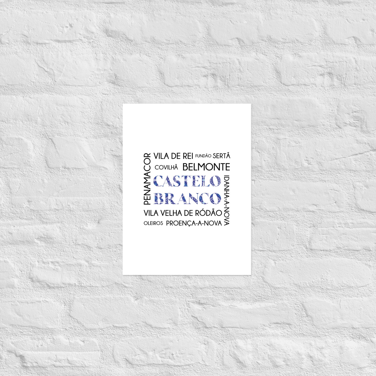 Affiche « District Castelo Branco »