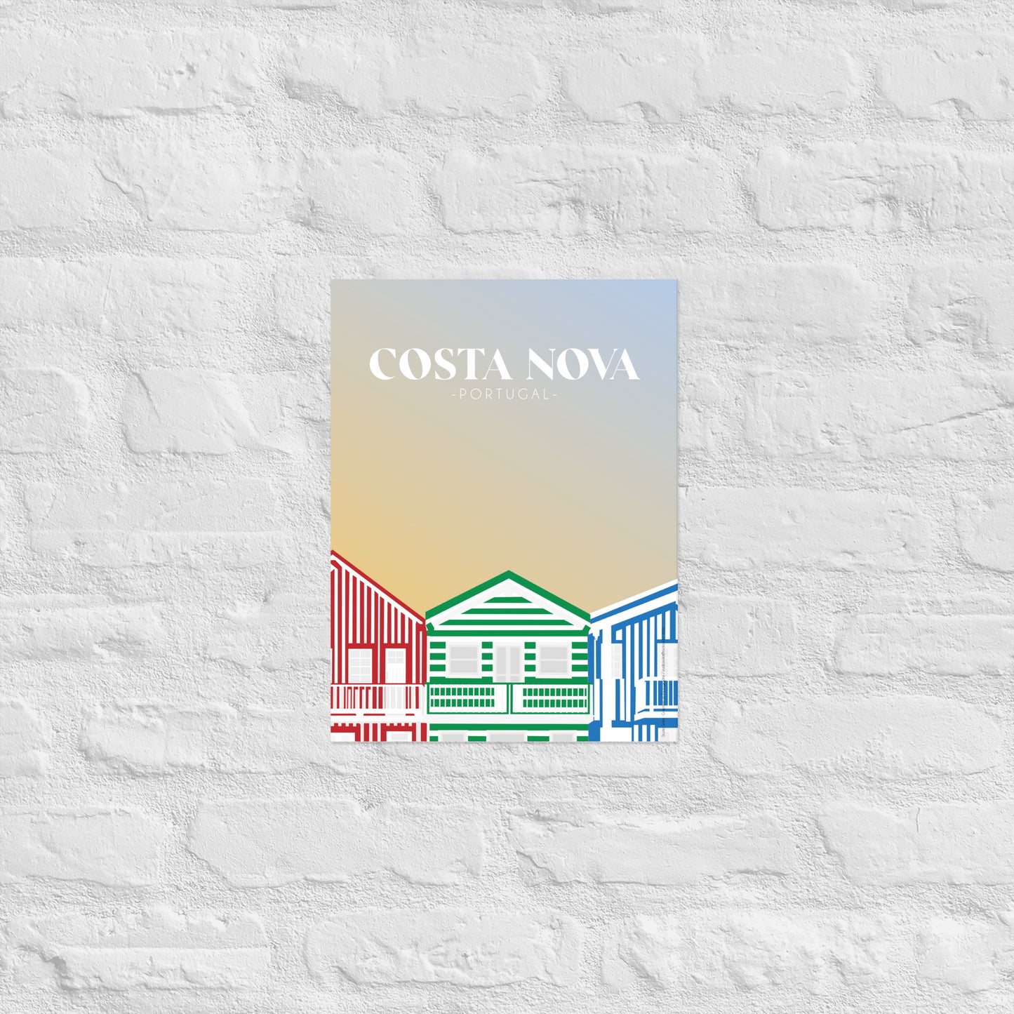 Affiche « Costa Nova »