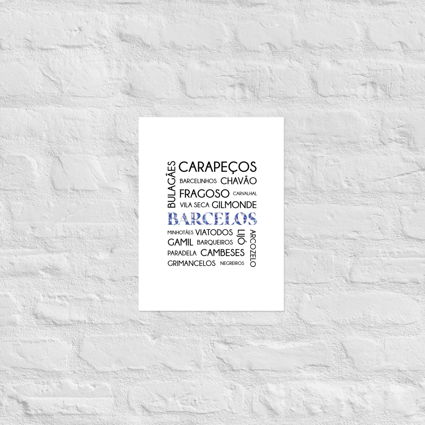 Affiche « Barcelos e freguesias »