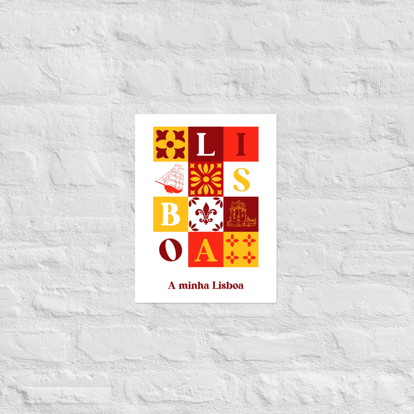 Affiche « A minha Lisboa »