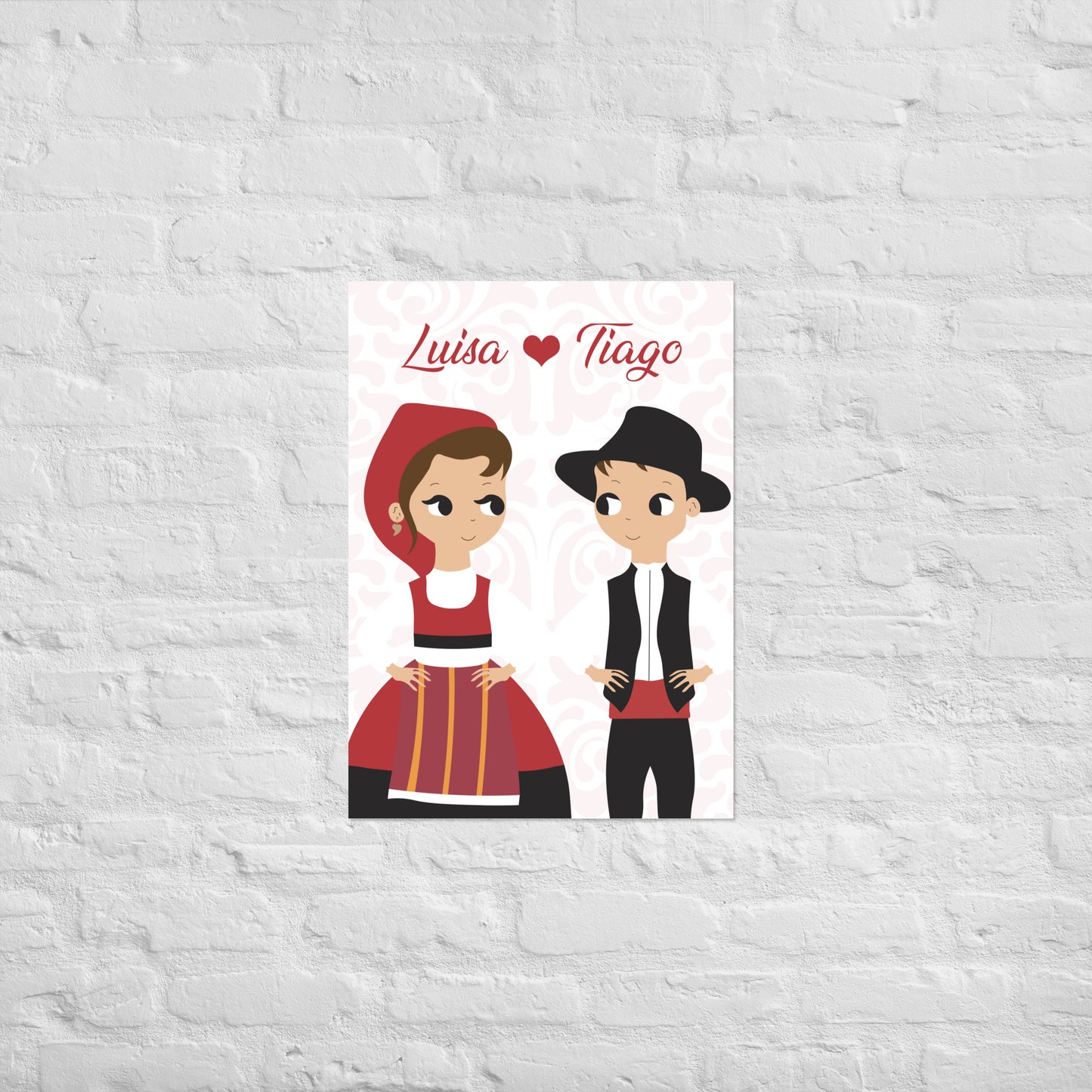Affiche « Couple Minhoto » personnalisable