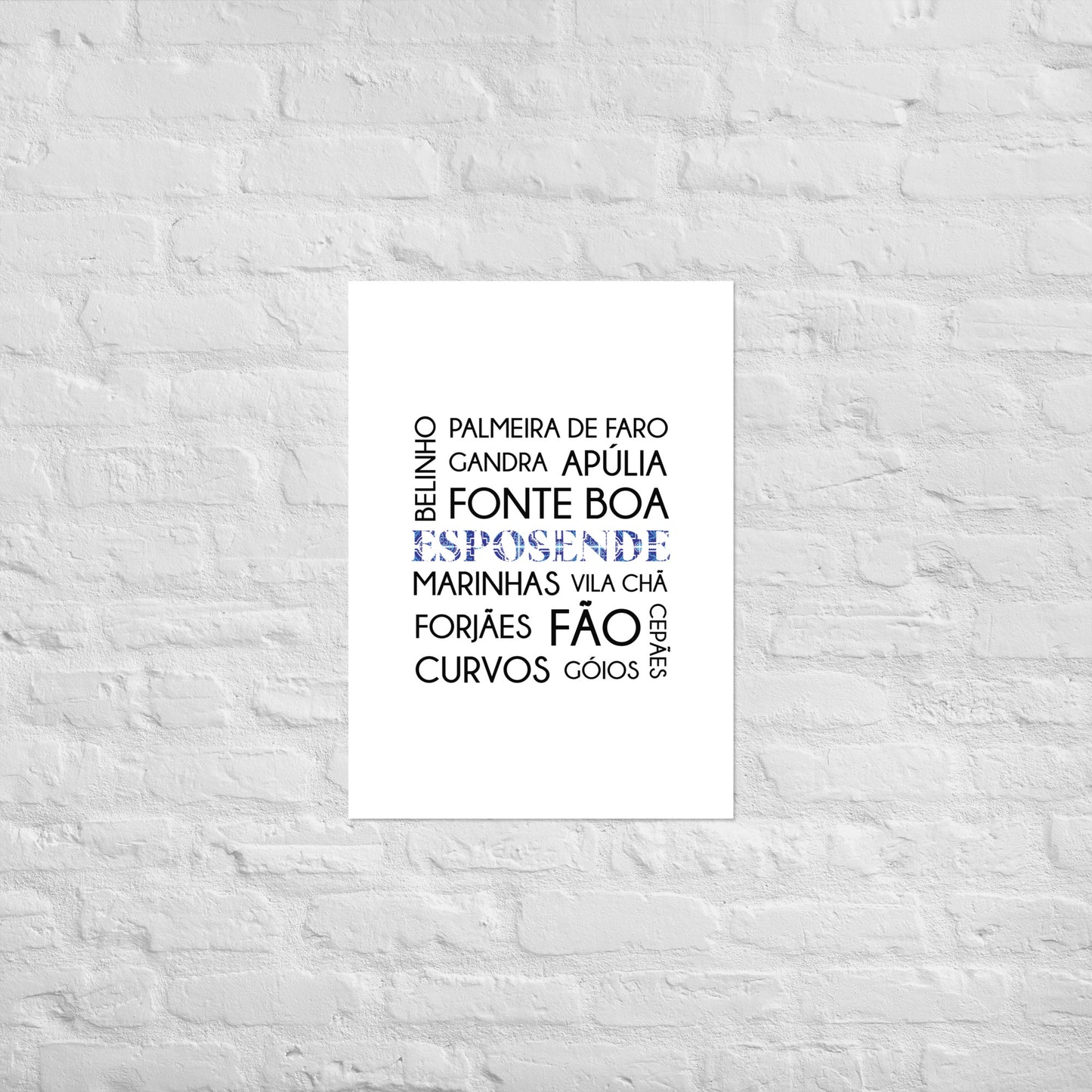 Affiche « Esposende e freguesias »