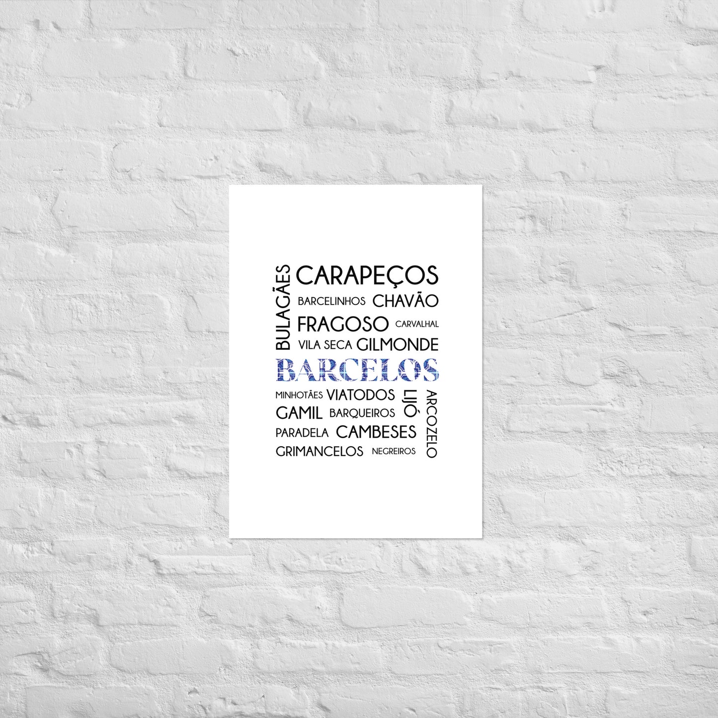 Affiche « Barcelos e freguesias »